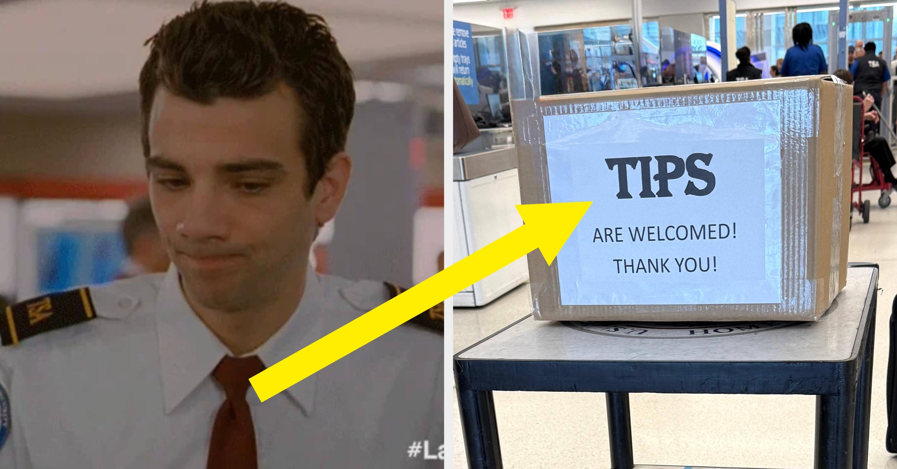 This Photo Of A TSA Tip Box Is Going Viral, And Everyone Has A Different Opinion