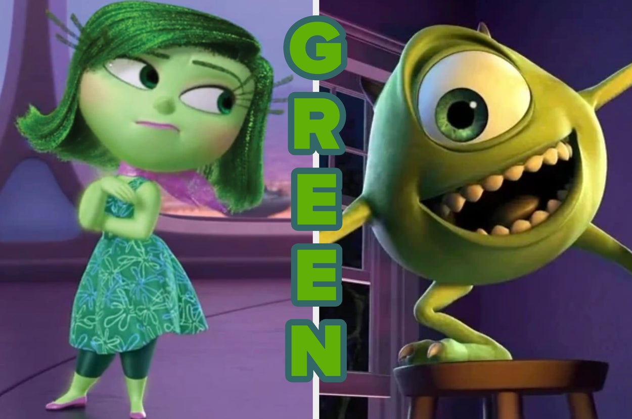 Pick A Disney Character From Each Color Of The Rainbow