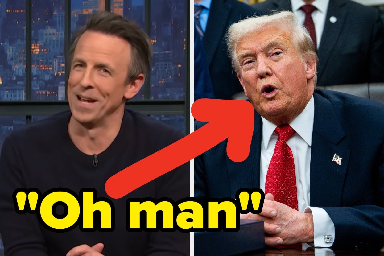 "Never Seen Anyone Look So Sad": Seth Meyers Spotted 1 Telling Moment He Thinks Shows Trump Is Panicked About Epstein