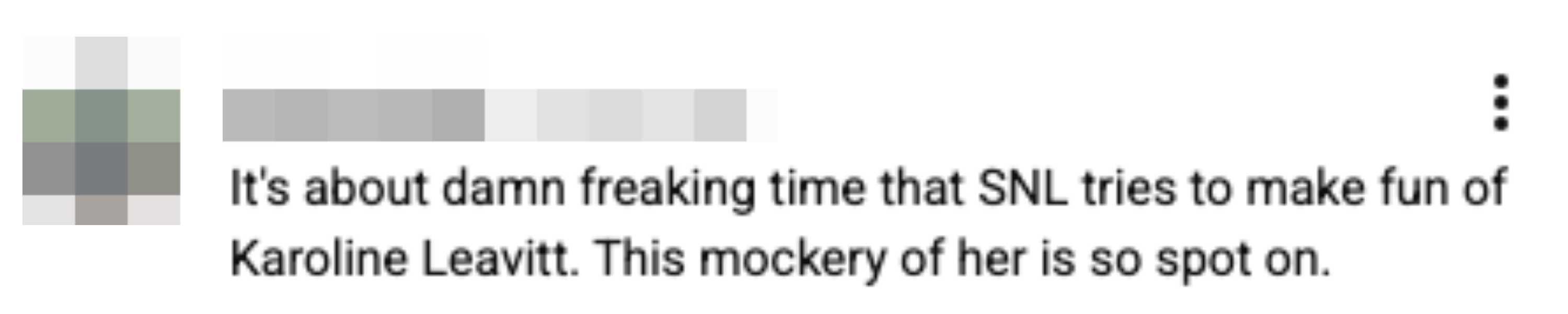 Comment astir  SNL satirizing Karoline Leavitt, praised arsenic  accurate