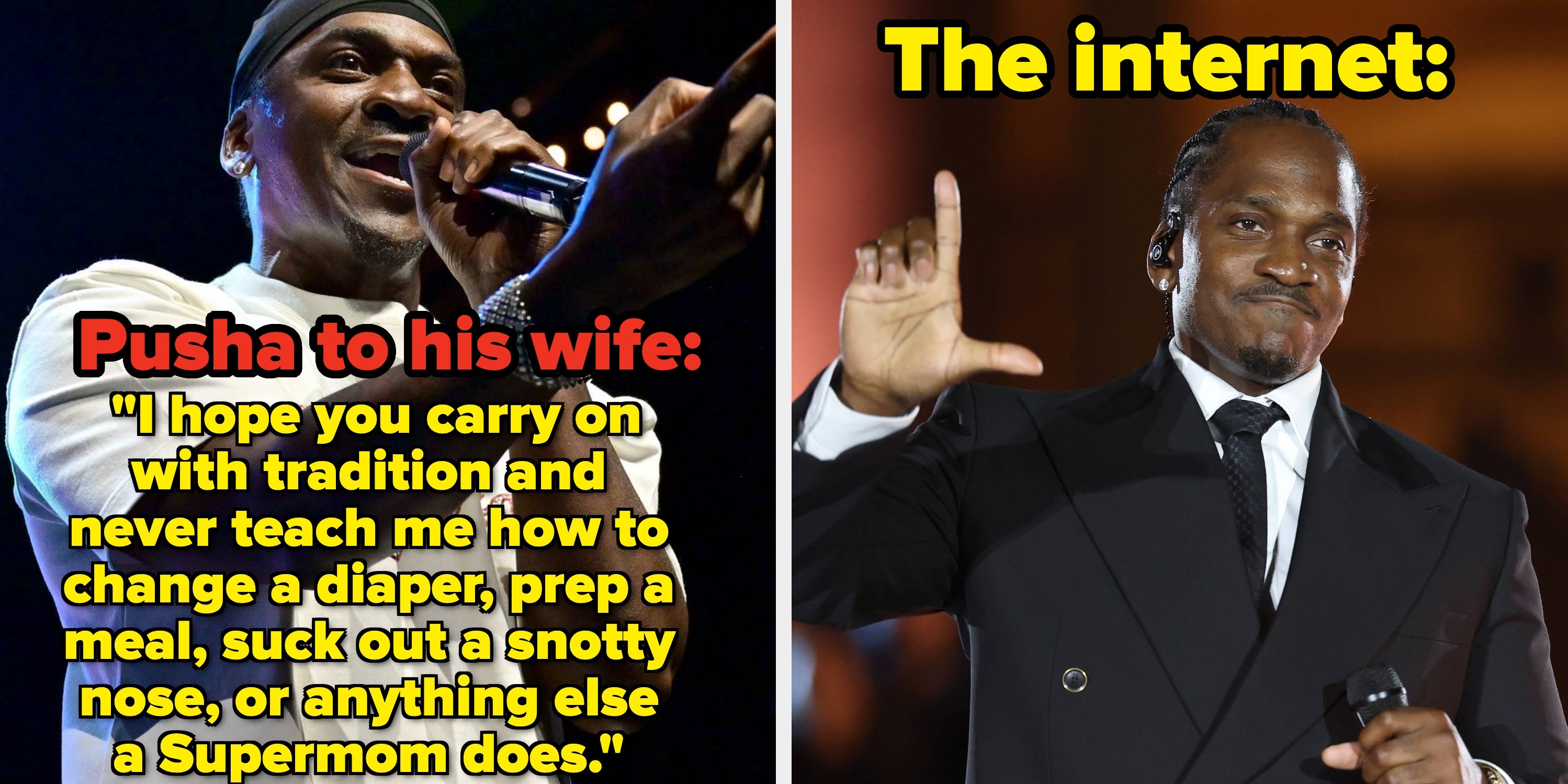 People Say Pusha T "Ruined" His Shoutout To His Wife With Just One Comment