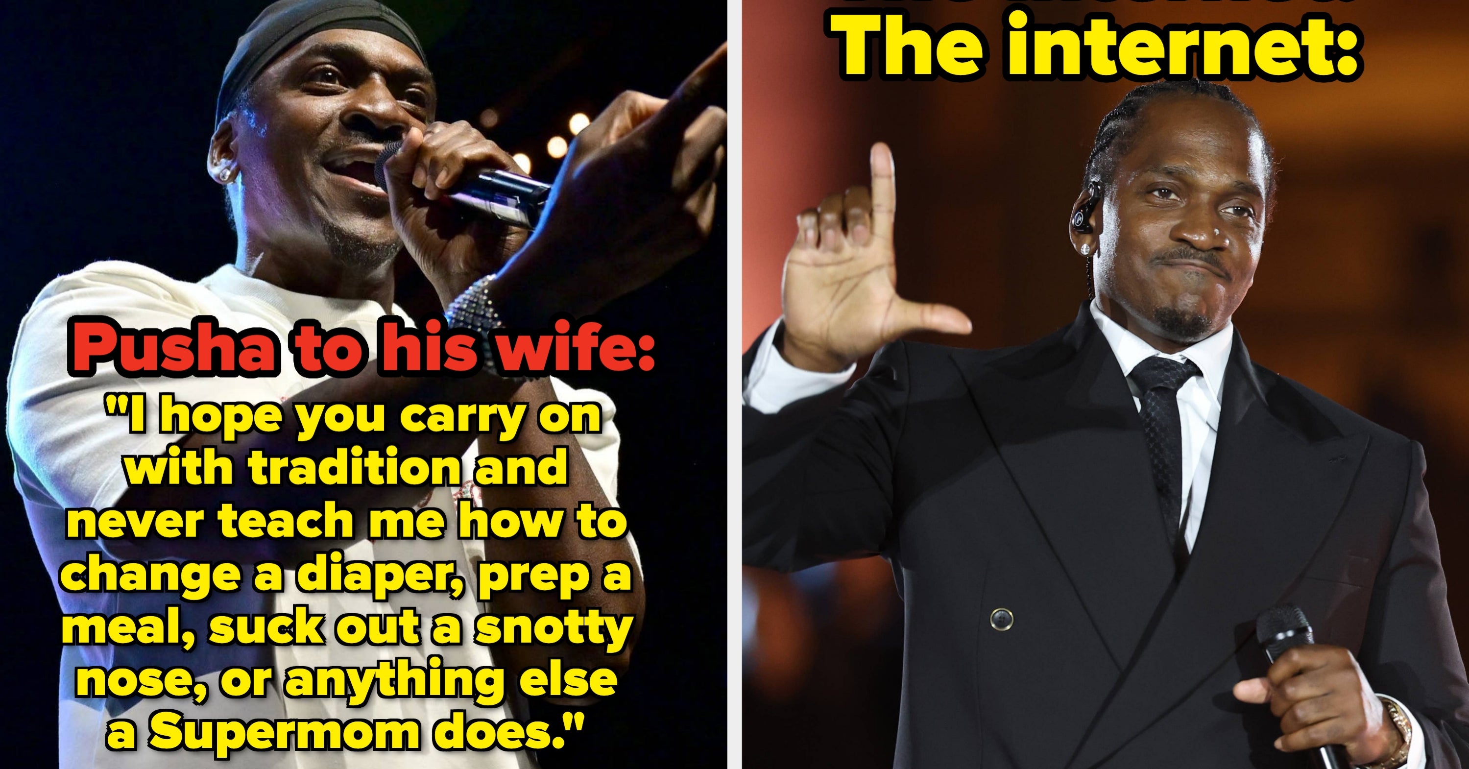 People Are Annoyed After Pusha T, A Father Of 2, Revealed He Doesn't Know How To Change A Diaper And "Never" Wants To Learn