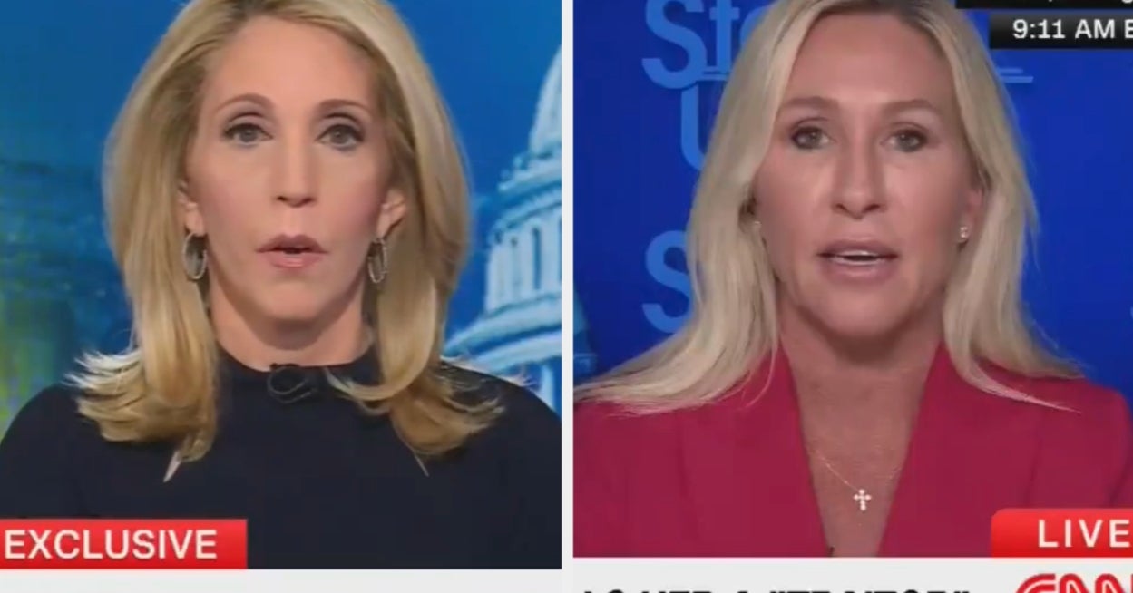 Marjorie Taylor Greene Just Got Called Out By A CNN Anchor For Only Speaking Out Against Trump's Attacks When They're Directed At Her