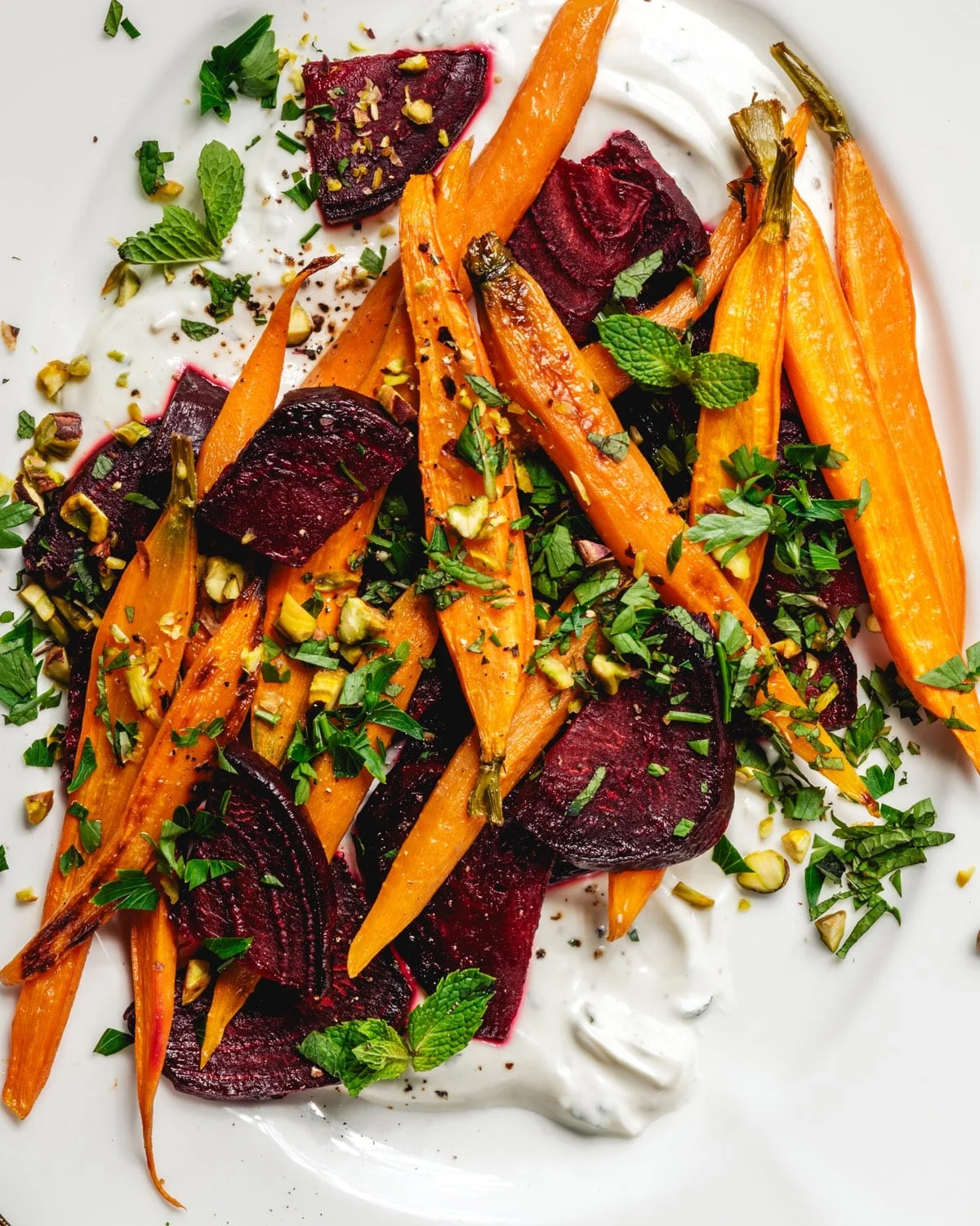 Roasted Beets And Carrots