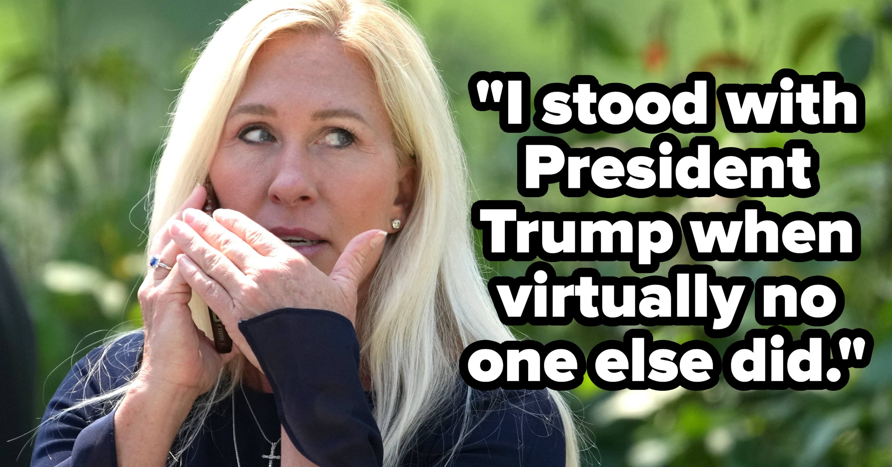 "It Puts A Target On My Back" — Marjorie Taylor Greene Responded To Trump Calling Her A "Traitor"