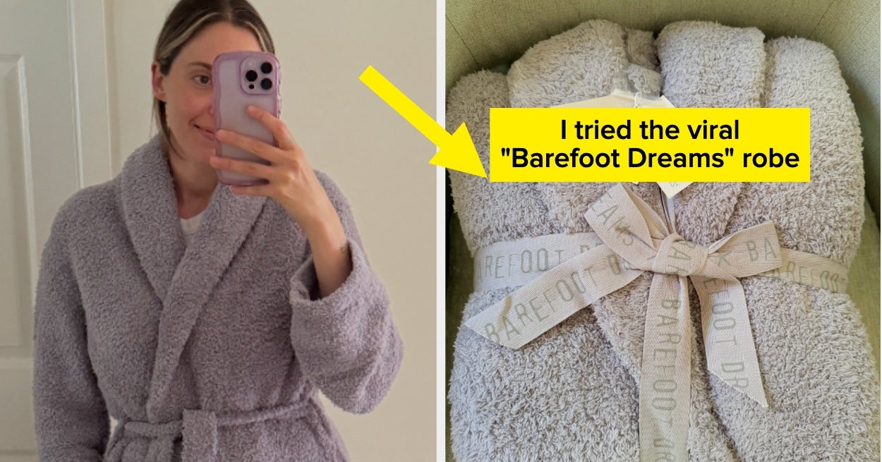 This Supremely Plush Barefoot Dreams Robe Has Gone Viral, And I'm Living In It All Winter