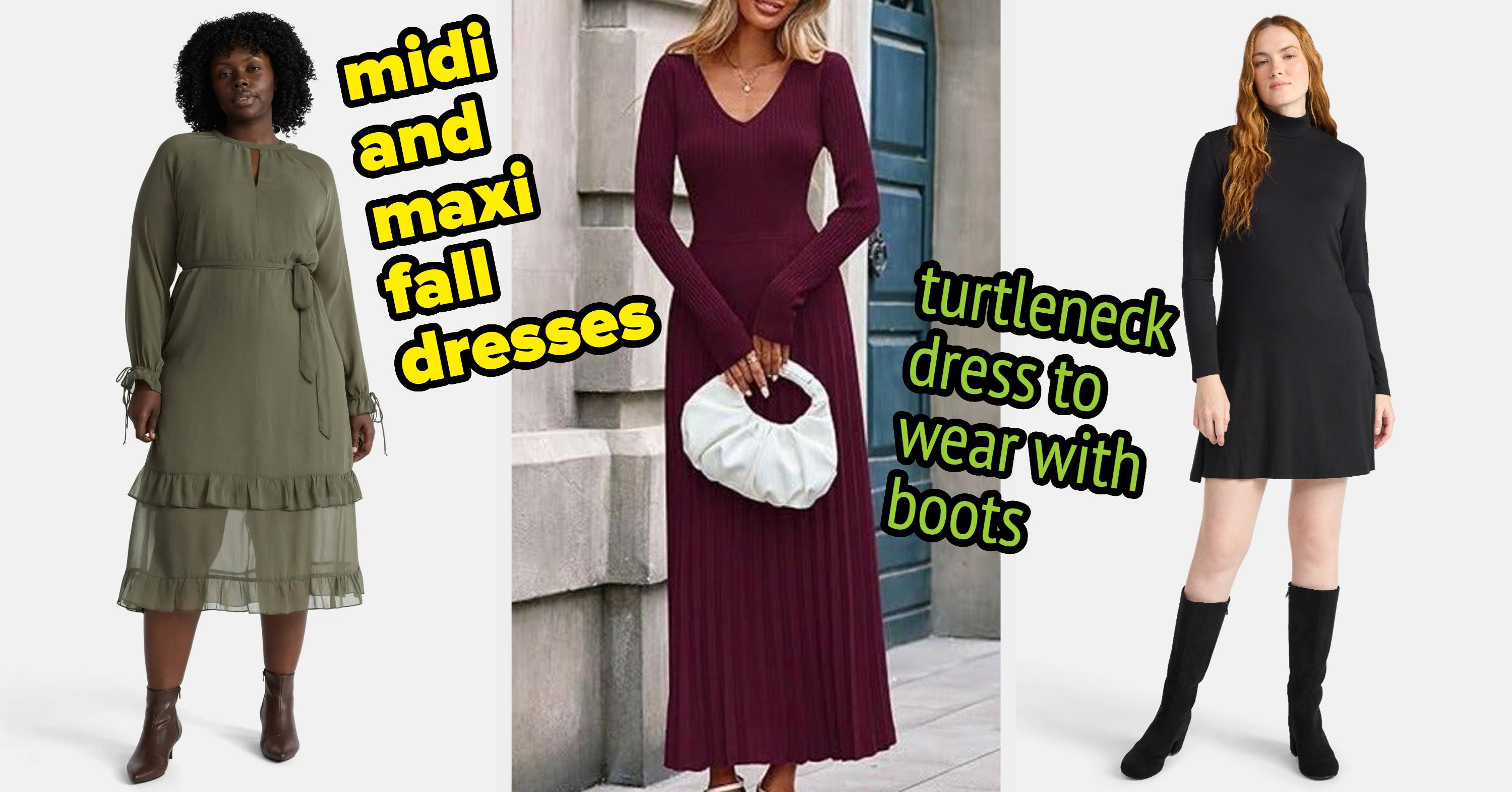30 Dresses From Walmart To Wear If Cold Weather Won’t Stop Your Love For ‘Em