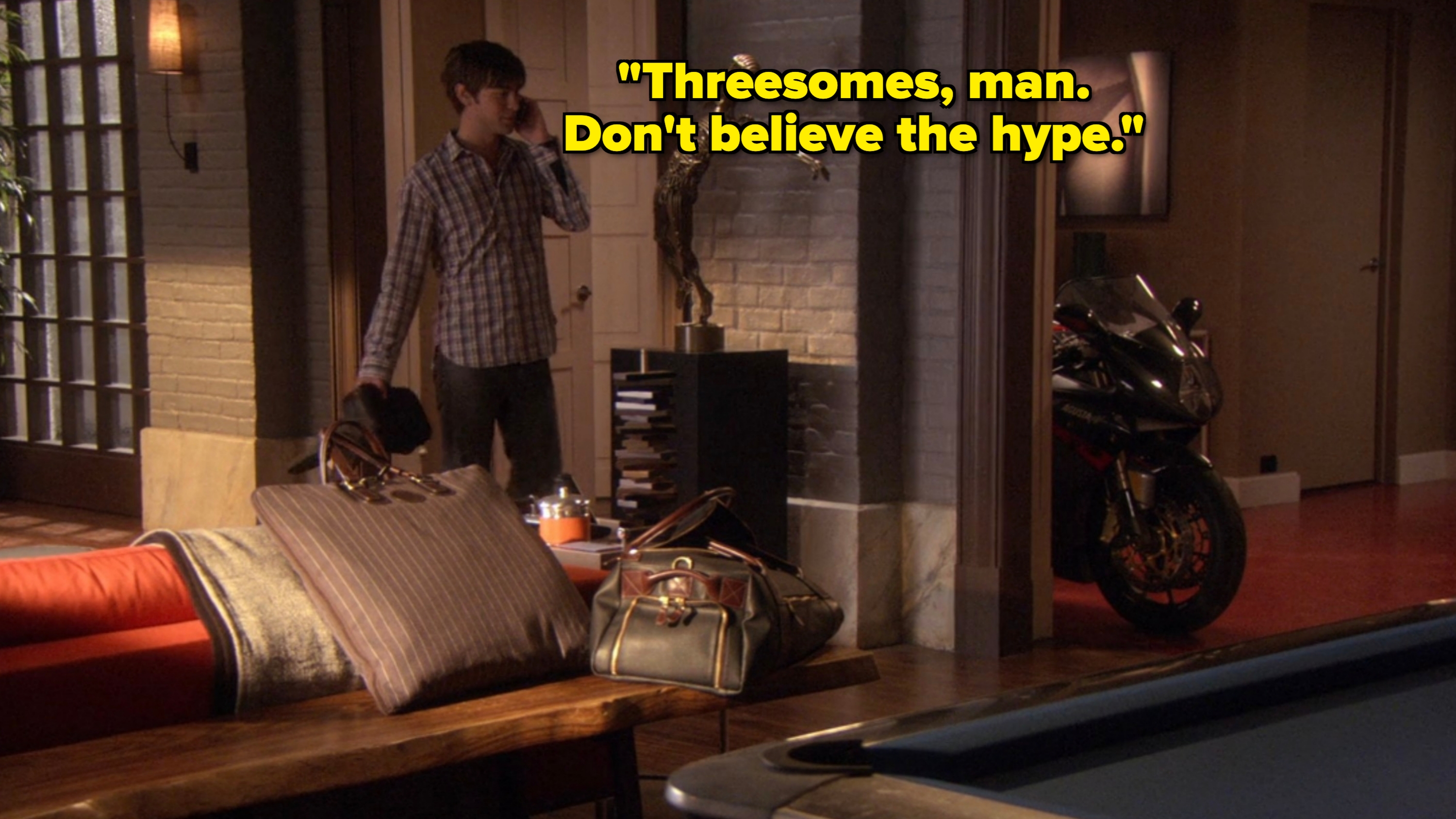  &quot;Threesomes, man. Don&#x27;t judge   the hype&quot;