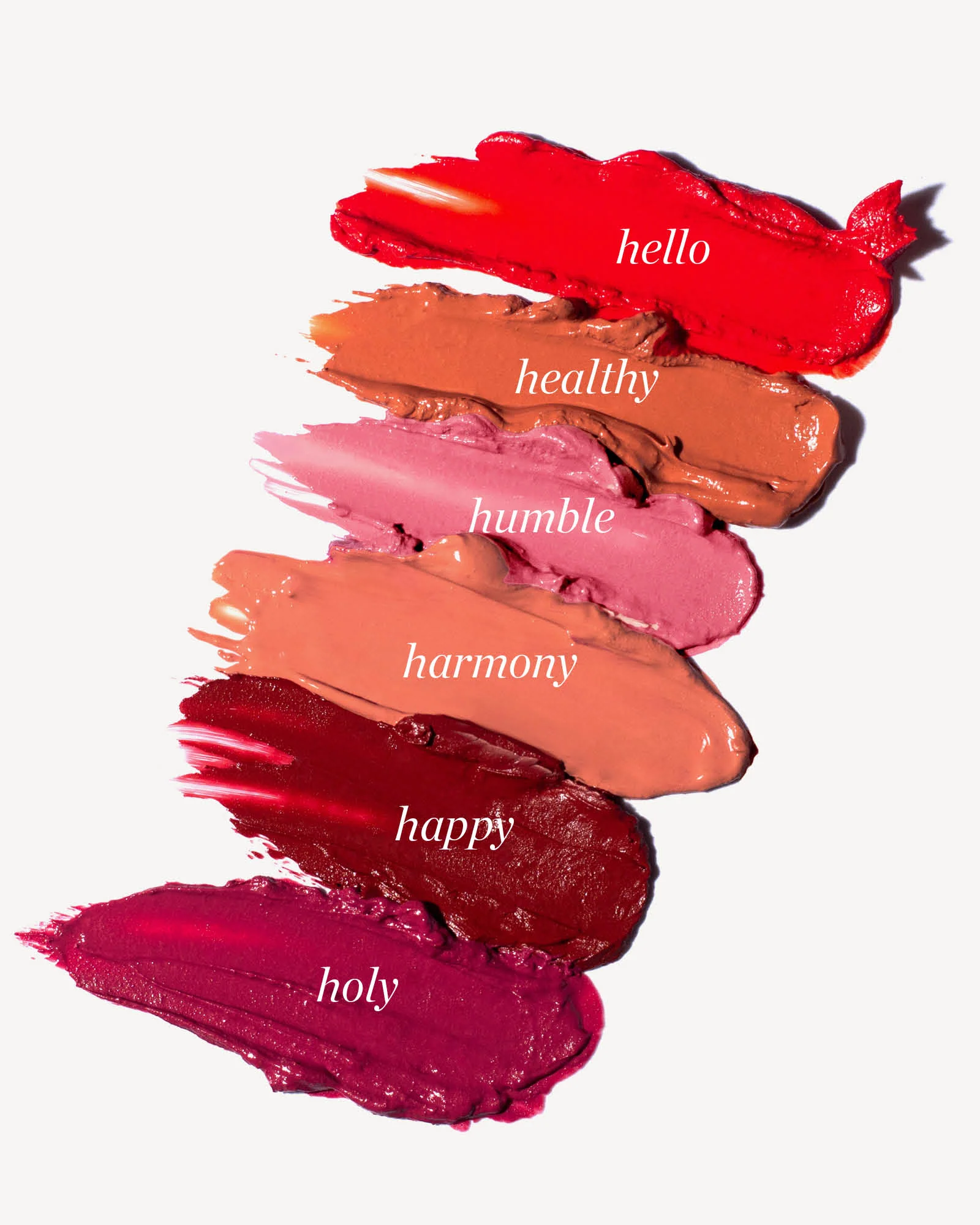  hello, healthy, humble, harmony, happy, holy