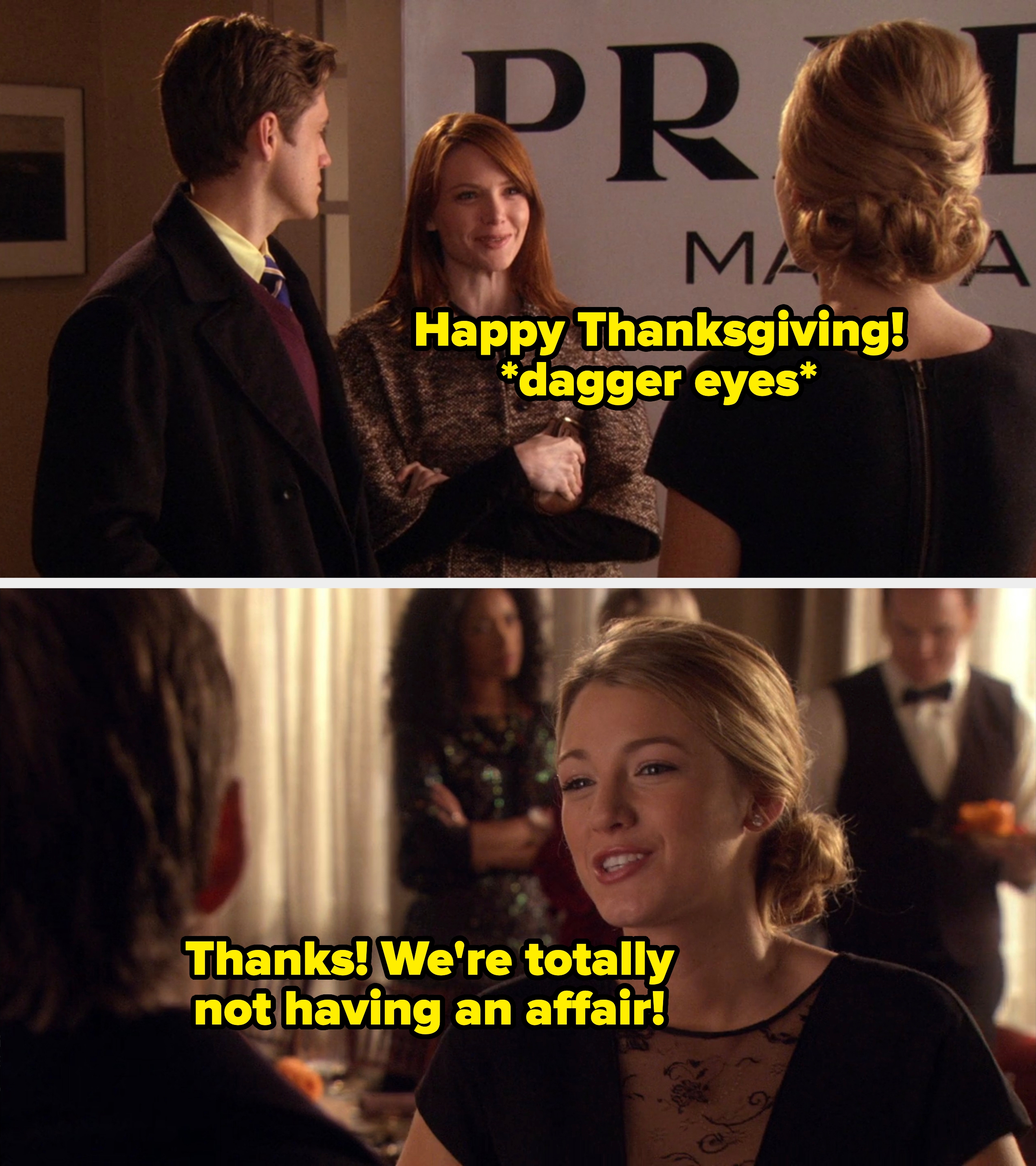  &quot;Thanks! we&#x27;re wholly  not having an affair!&quot;