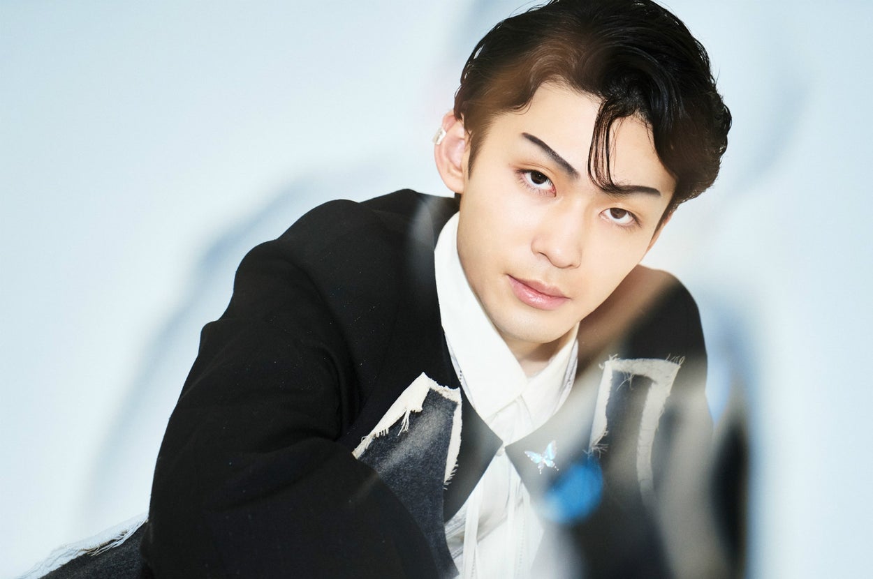 取材に応じる市川染五郎さん（撮影：黒羽政士）