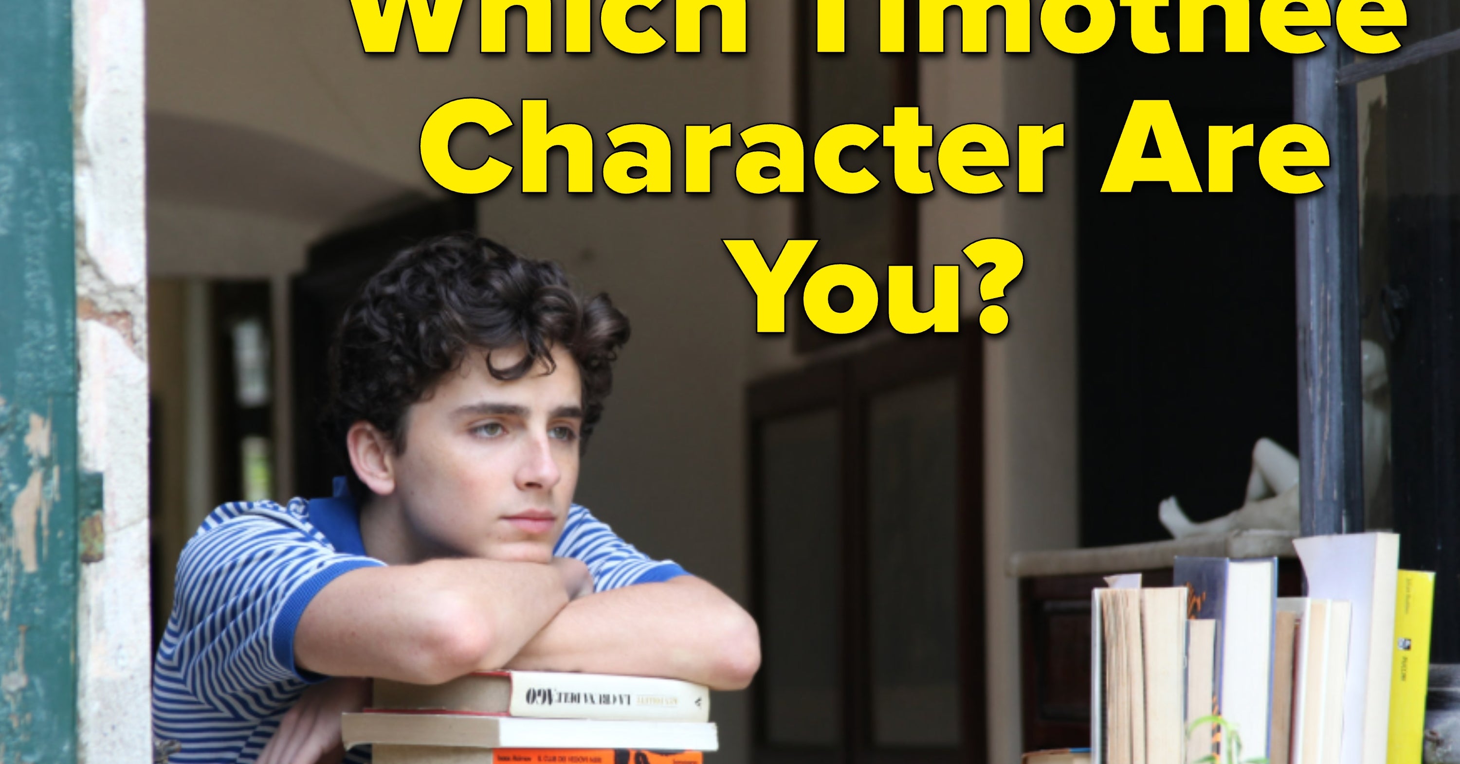Can Your Chocolate Preferences Determine Which Timothée Chalamet Character You Are?