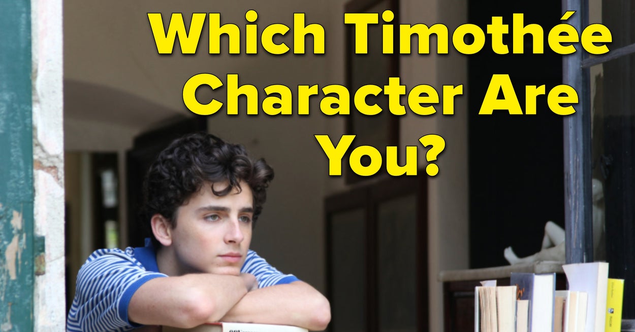 Pick Between These Chocolates and I’ll Tell You Which Timothée Chalamet Character You Are