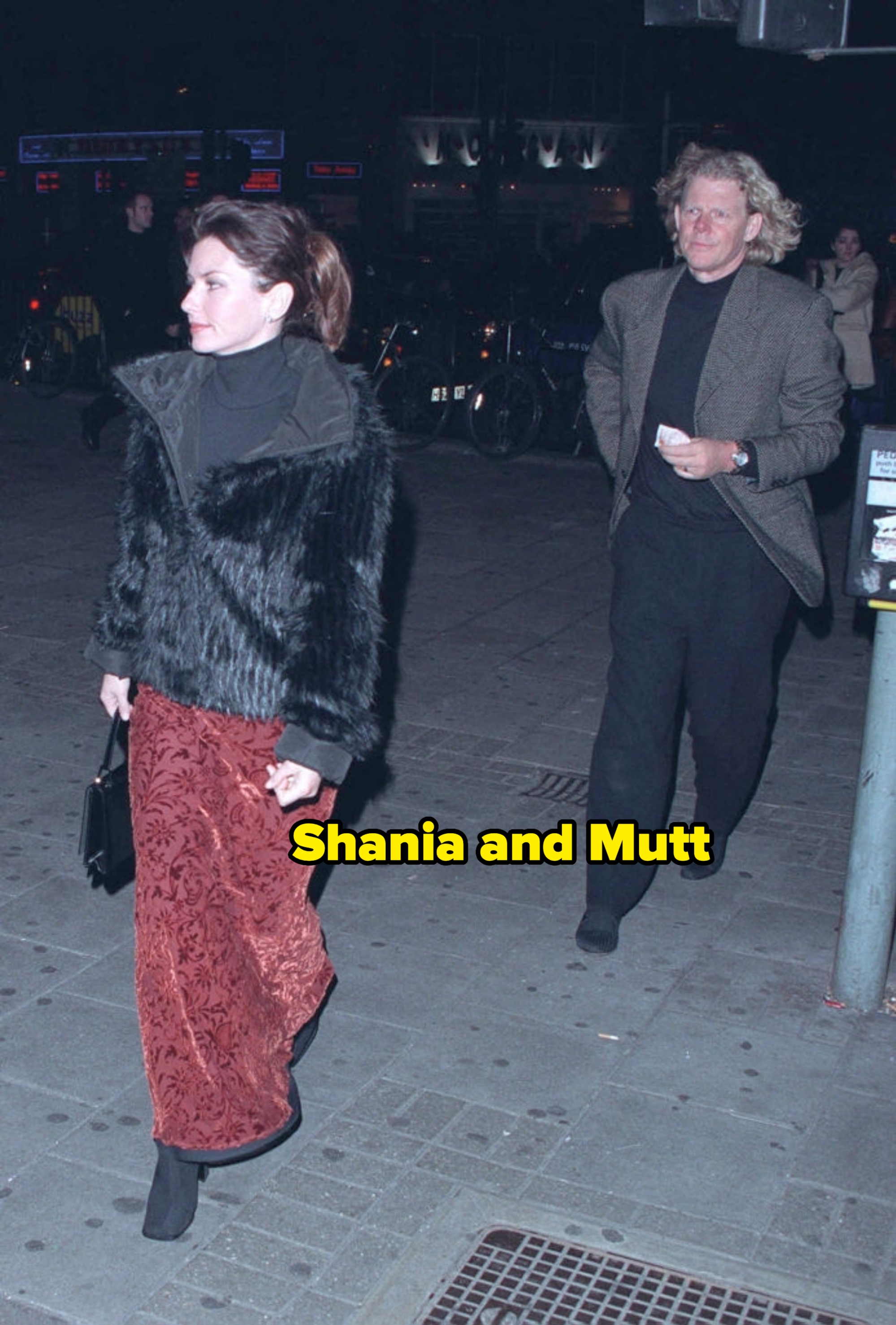 Twain and Lange walking outdoors