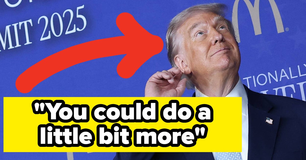 Donald Trump Revealed His McDonald's Order, But Said It Needs A Major Change To The Recipe