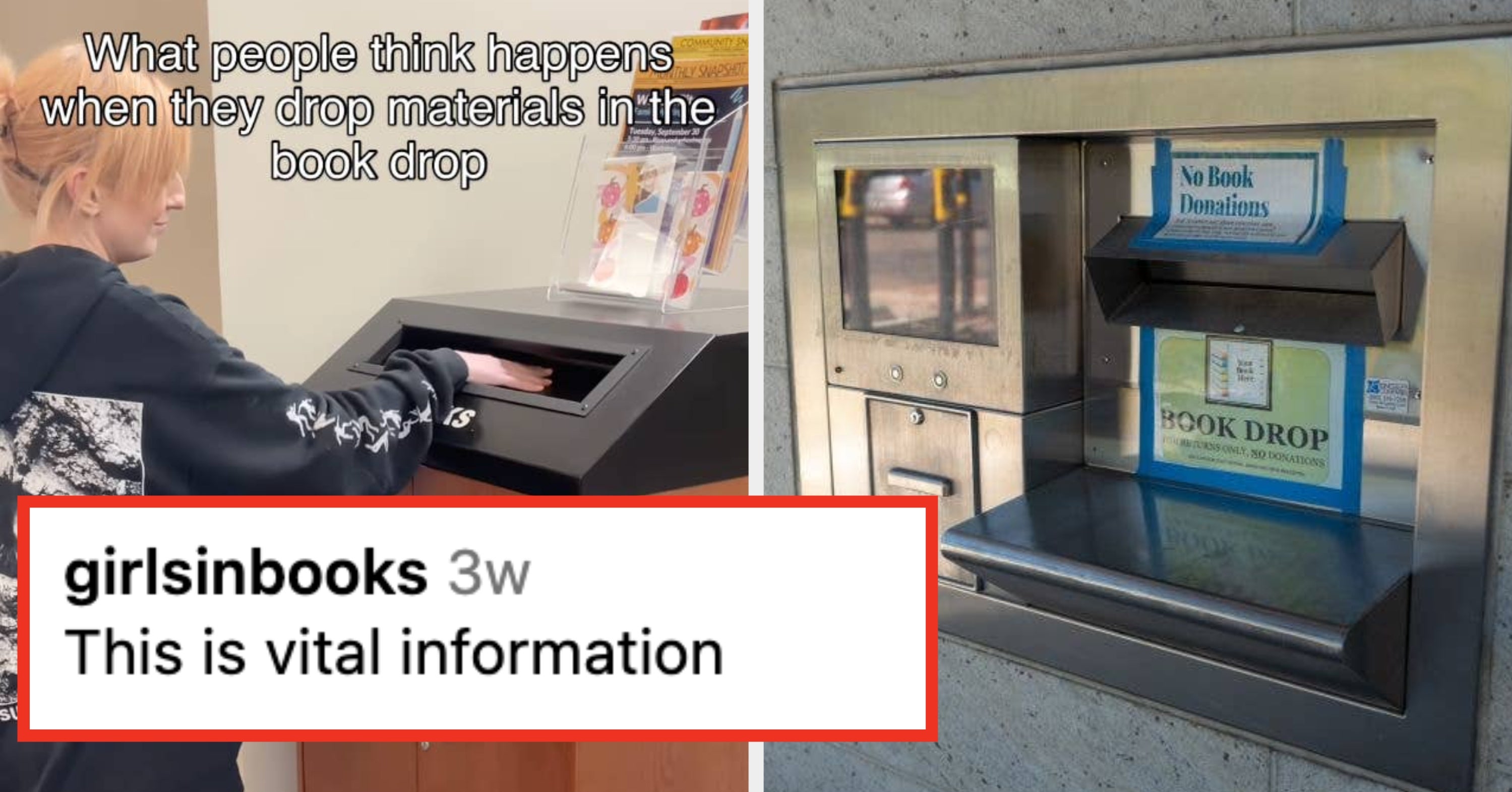 People Are Finally Learning What Takes Place Inside Those Library Book Return Bins