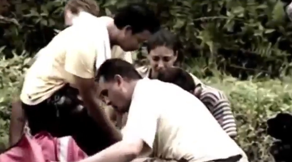 Several radical are gathered outdoors, appearing acrophobic arsenic they assistance idiosyncratic connected the ground. The mounting suggests an exigency oregon urgent situation