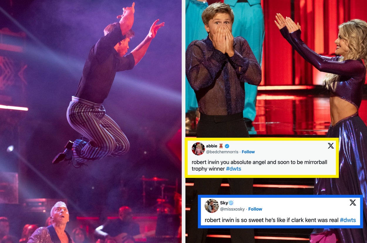 Robert Irwin Goes Full-On Patrick Swayze On “Dancing With The Stars,” And His Twitter Legion Predicts He’ll Win The Entire Season