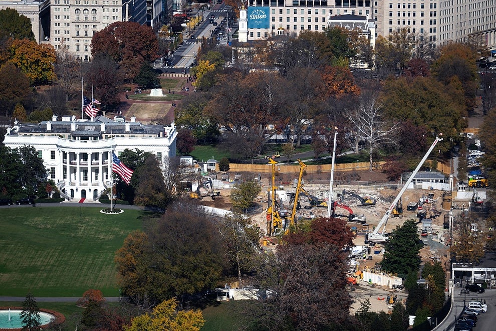 These New White House Construction Photos Are Kind Of Unreal