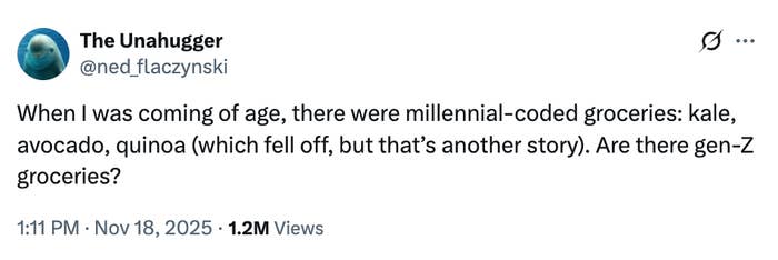 This Fascinating Thread Is Exposing Things People Say Are "Gen Z Groceries"