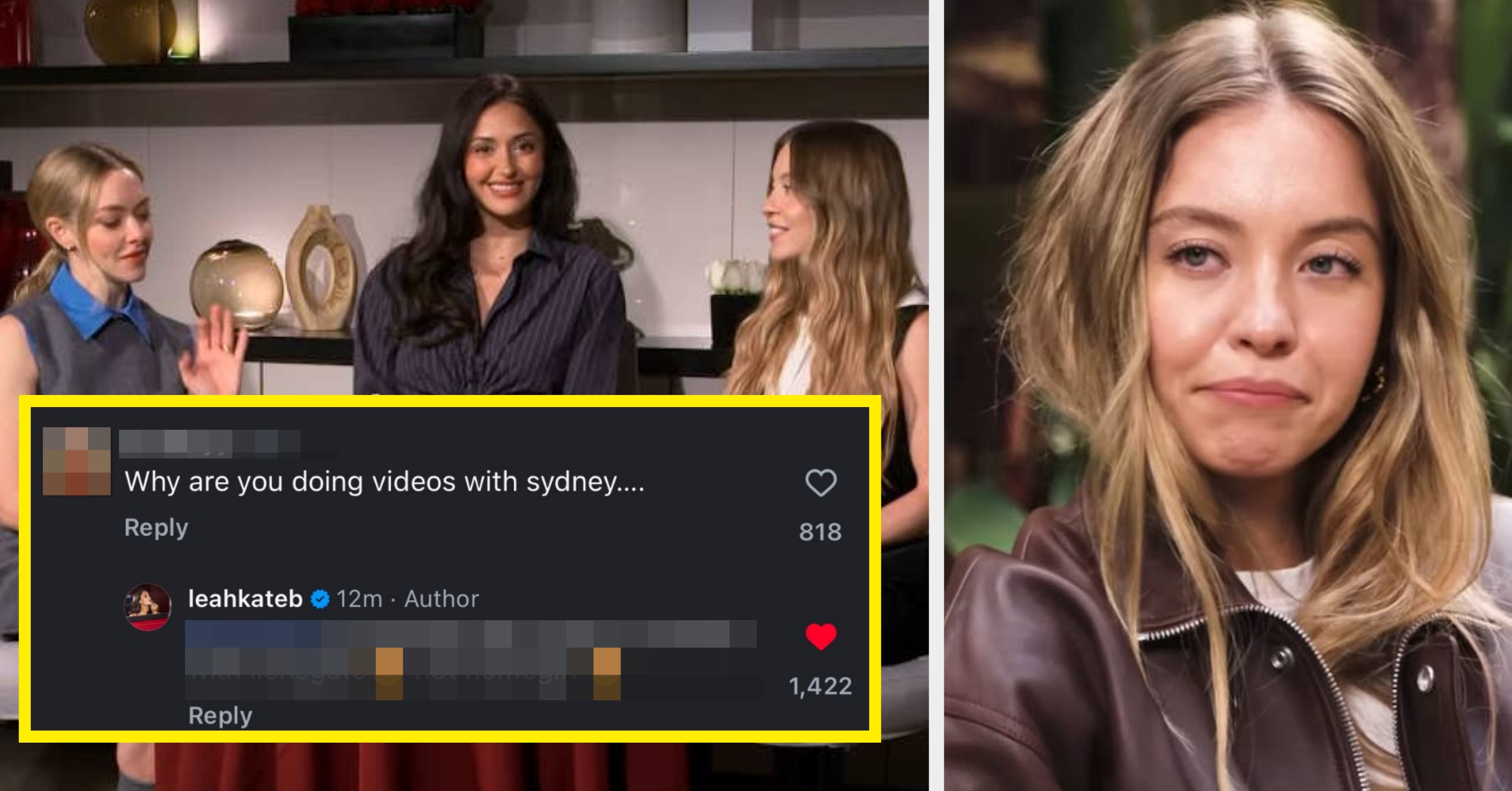 After Sparking Widespread Backlash For Interviewing Sydney Sweeney, “Love Island” Star Leah Kateb Seemingly Tried To Distance Herself In A Shady Now-Deleted Comment