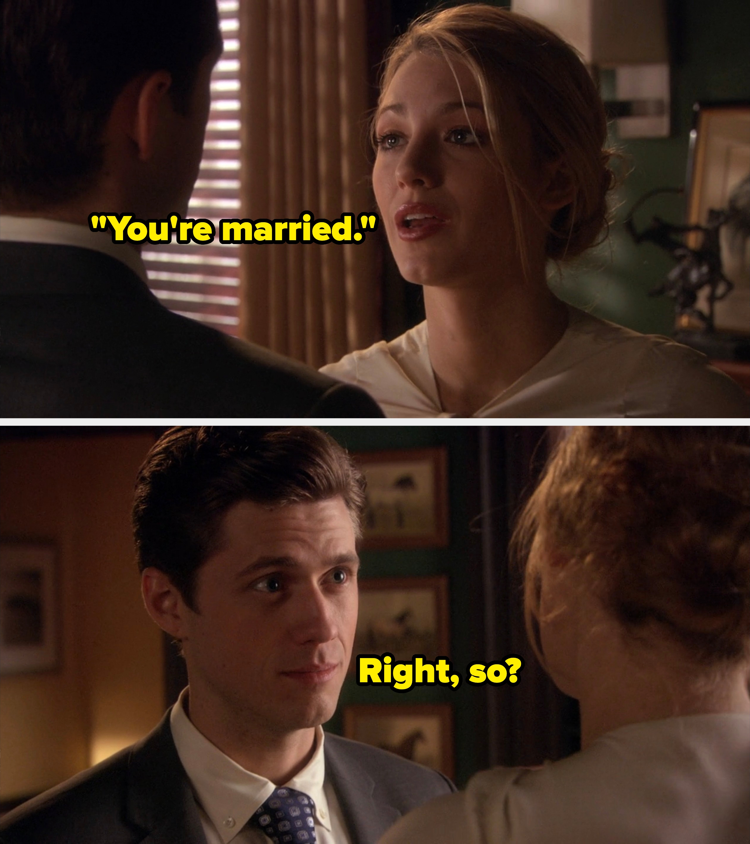  &quot;You&#x27;re married,&quot; Tripp: &quot;Right, so?&quot;