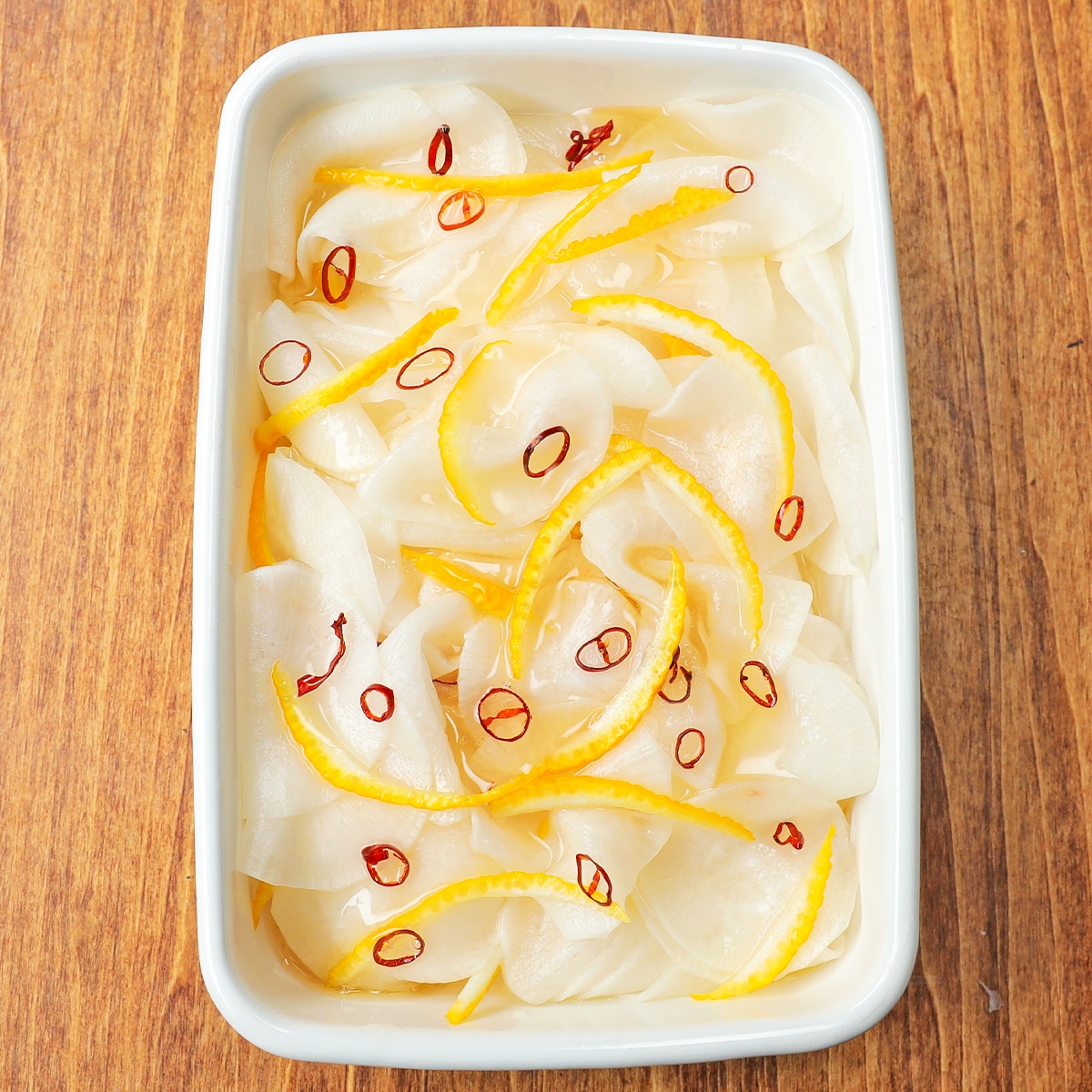 作り置きレシピ】はちみつゆず大根｜Tasty