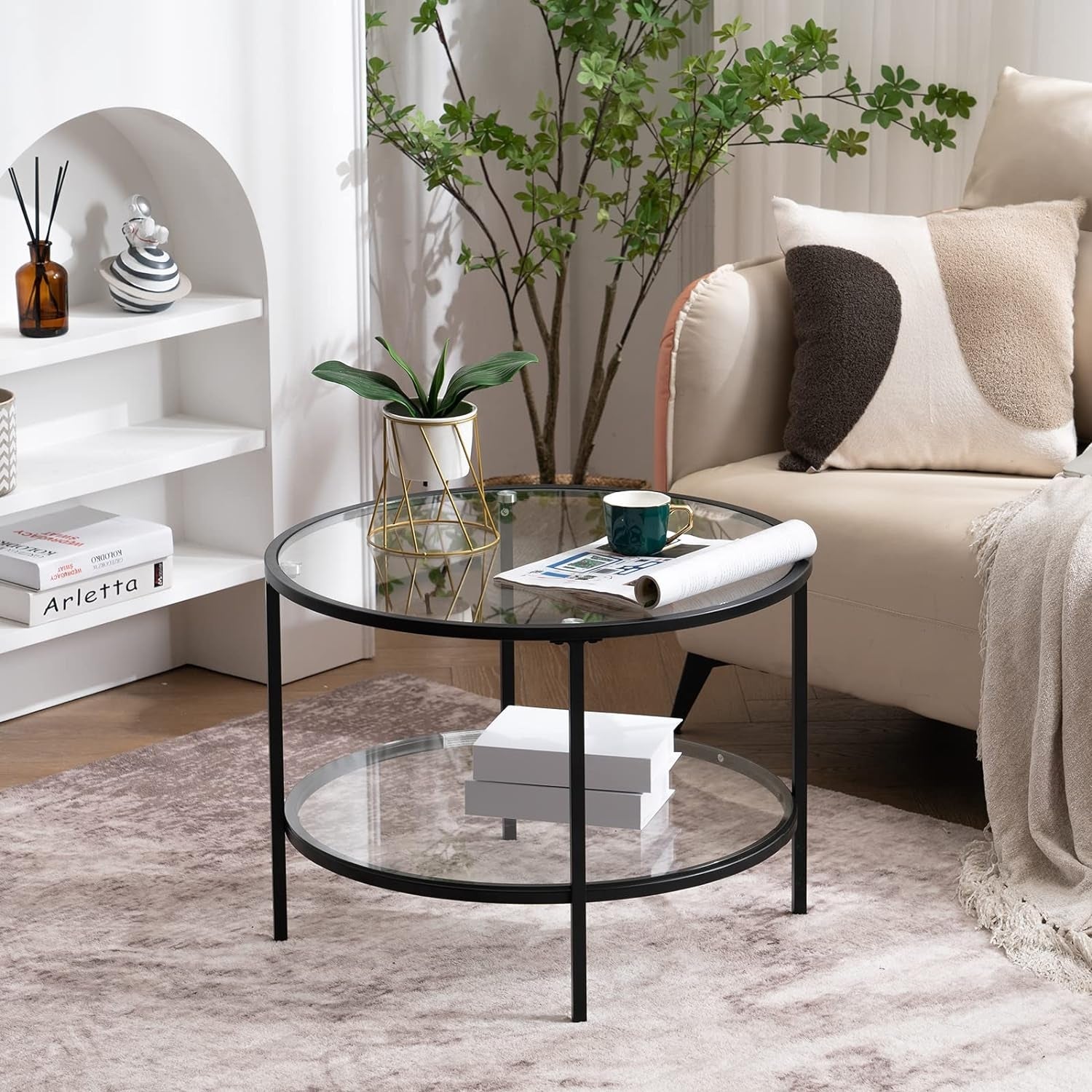 38 Best Glass Coffee Tables To Spruce Up Any Living Room