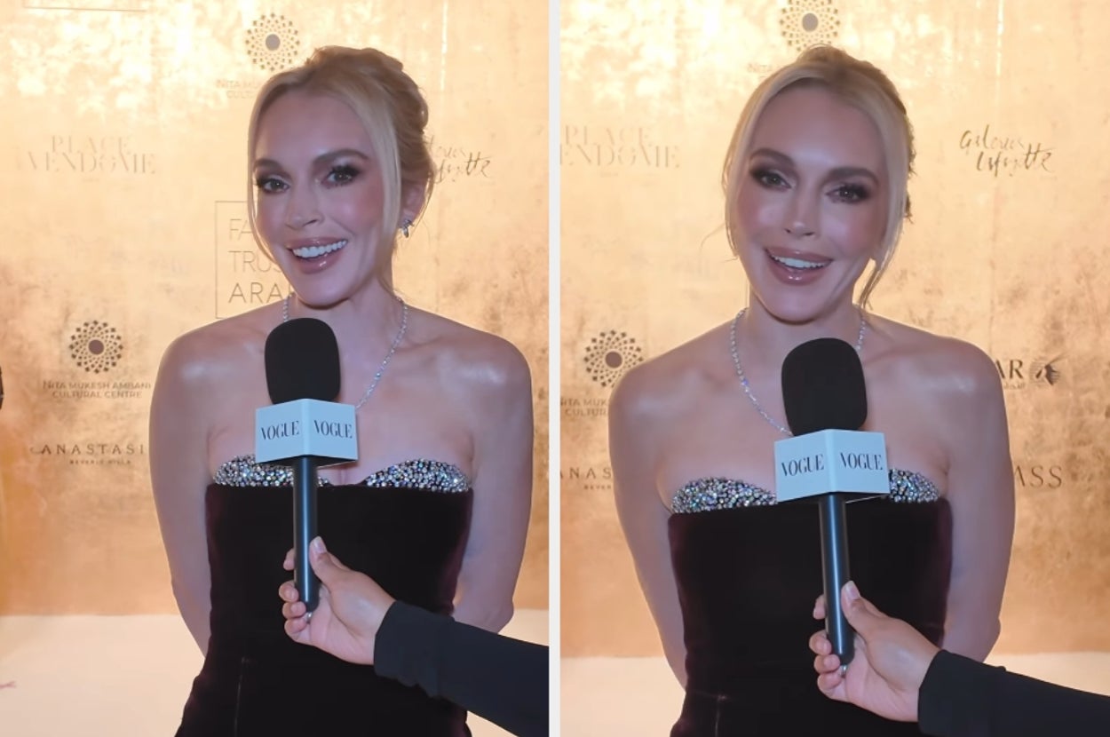 Lindsay Lohan Is Going Viral For Her New Accent