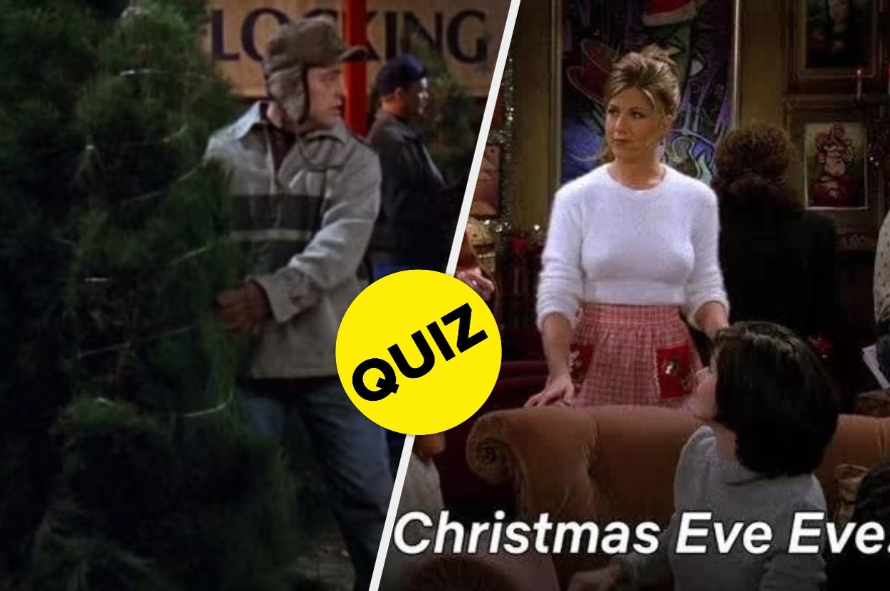 This "Friends" Quiz Couldn't BE Any More Christmassy
