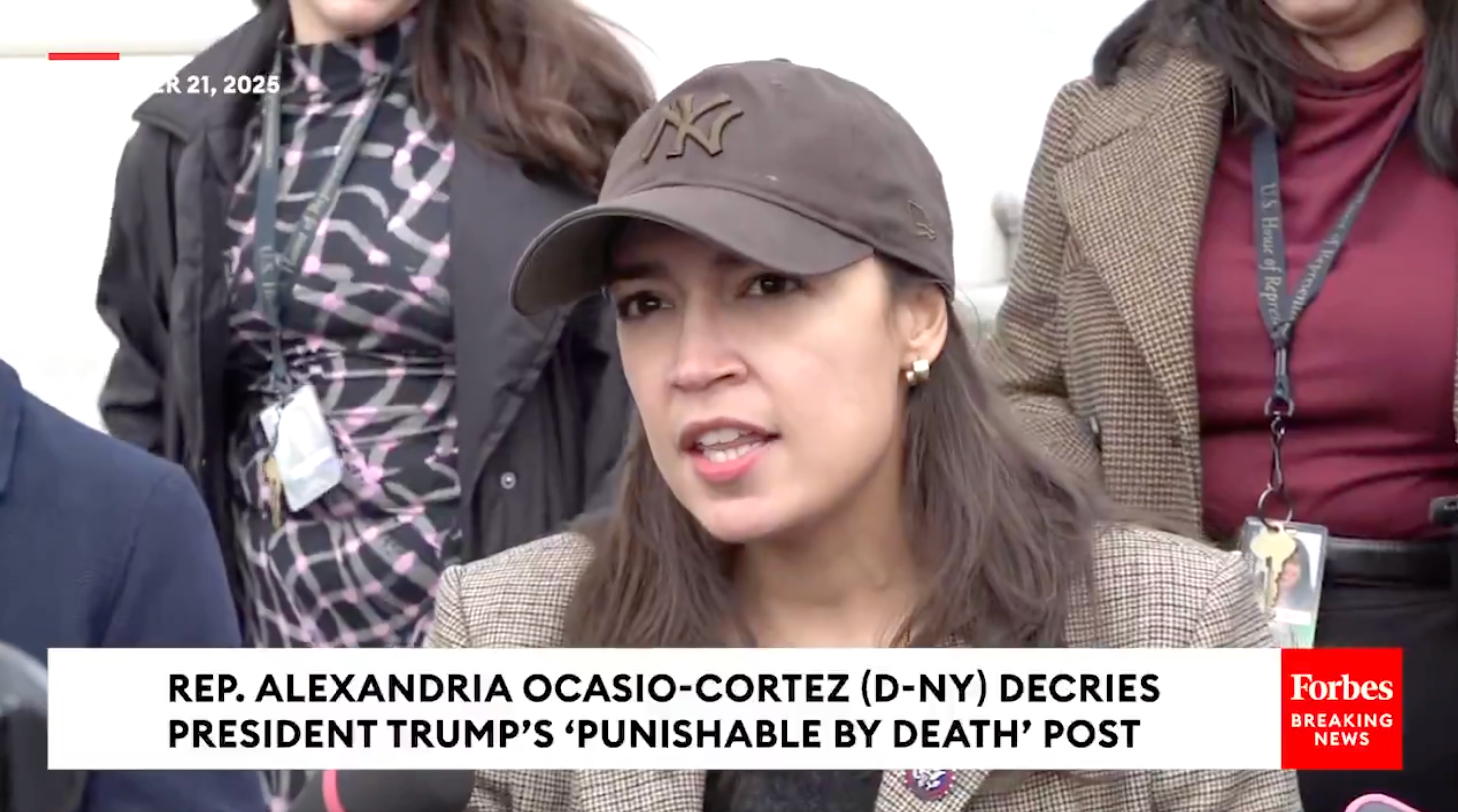 AOC Questions Trump's Mental Stability In Viral Video