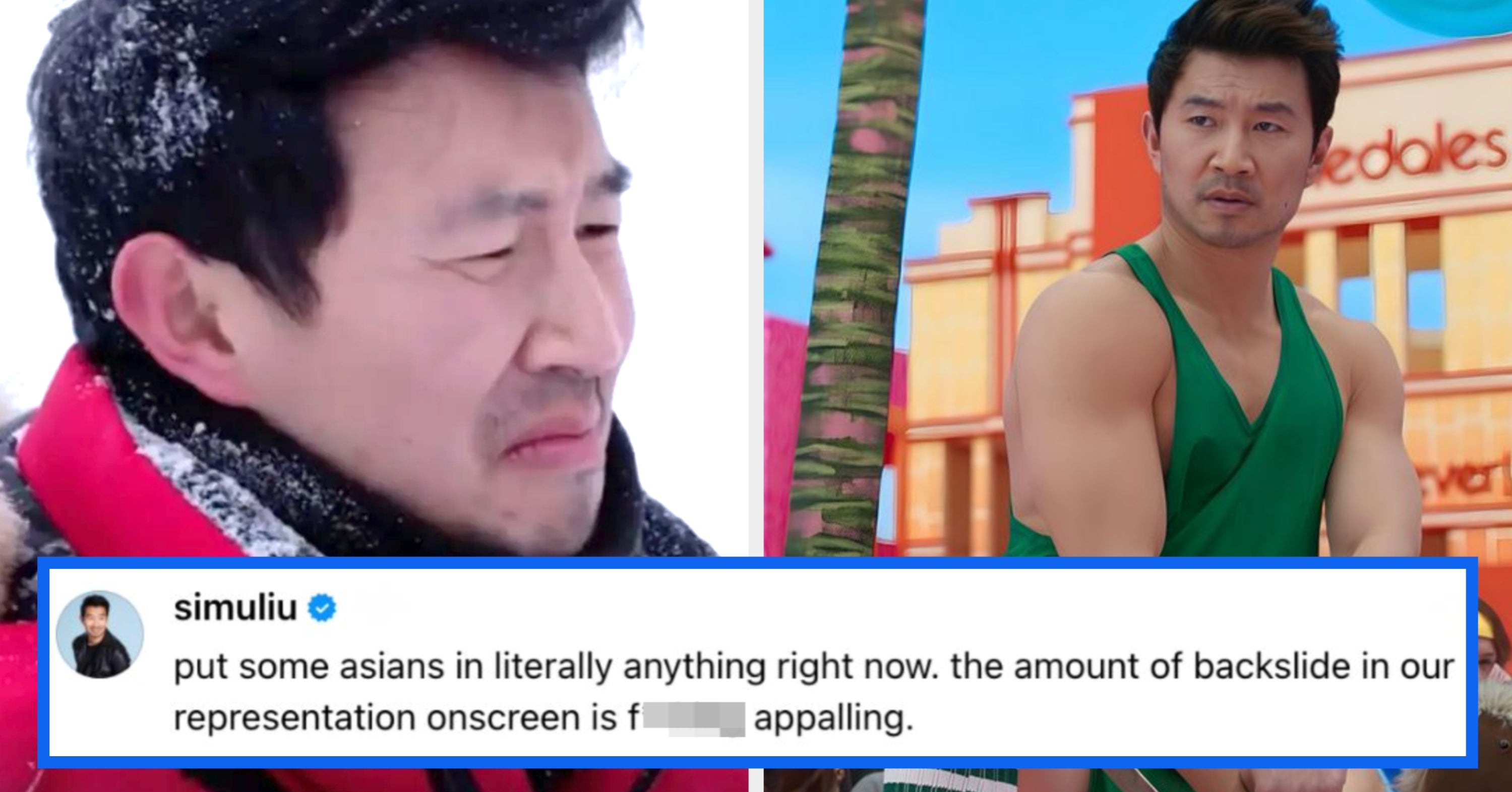 Simu Liu Just Called Out Hollywood's Asian Representation Problem, And It Has The Internet Mad
