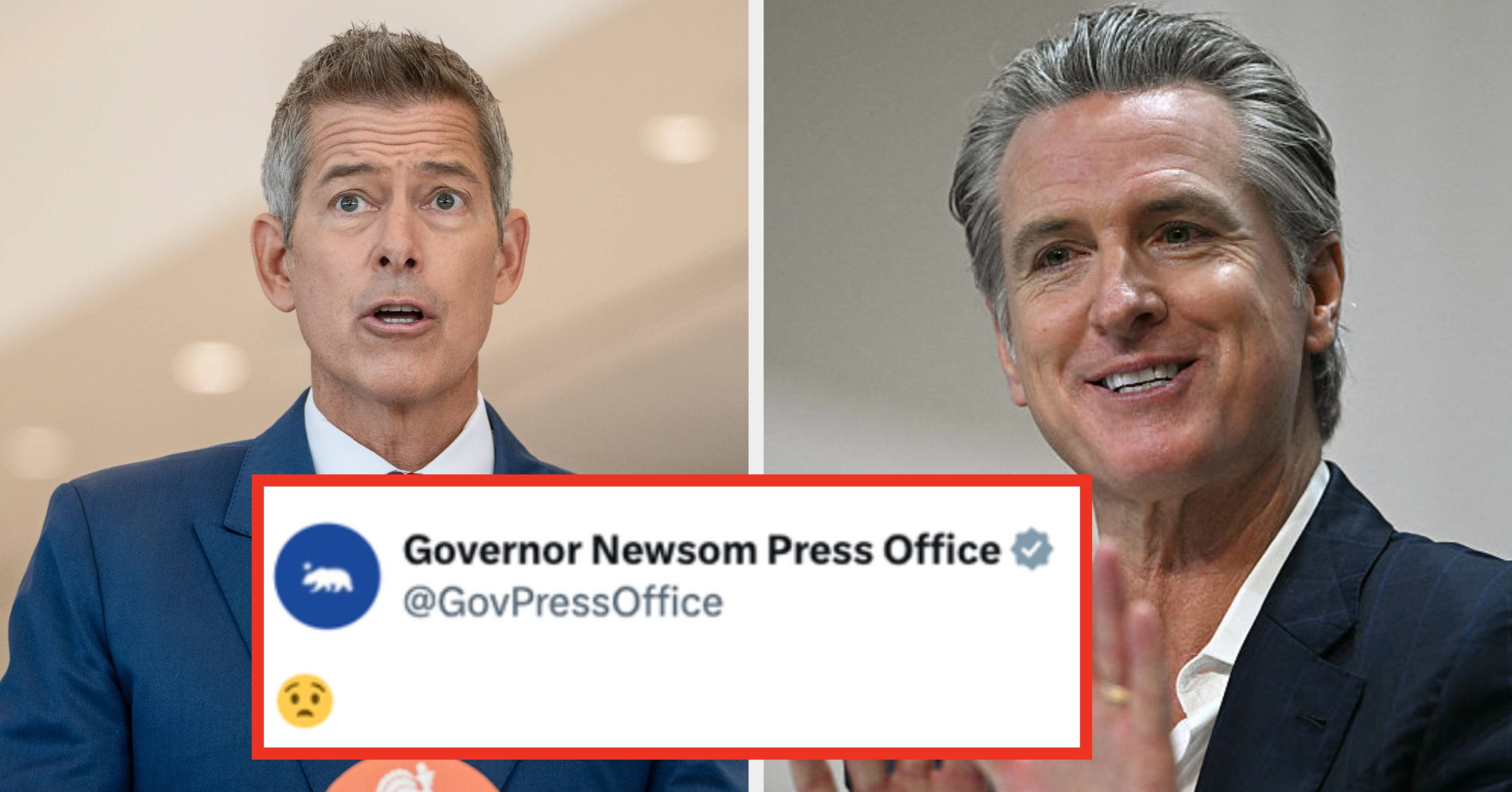 Gavin Newsom Responded To Sean Duffy's "Dress Better" Comment With One Gnarly Picture - buzzfeed.com