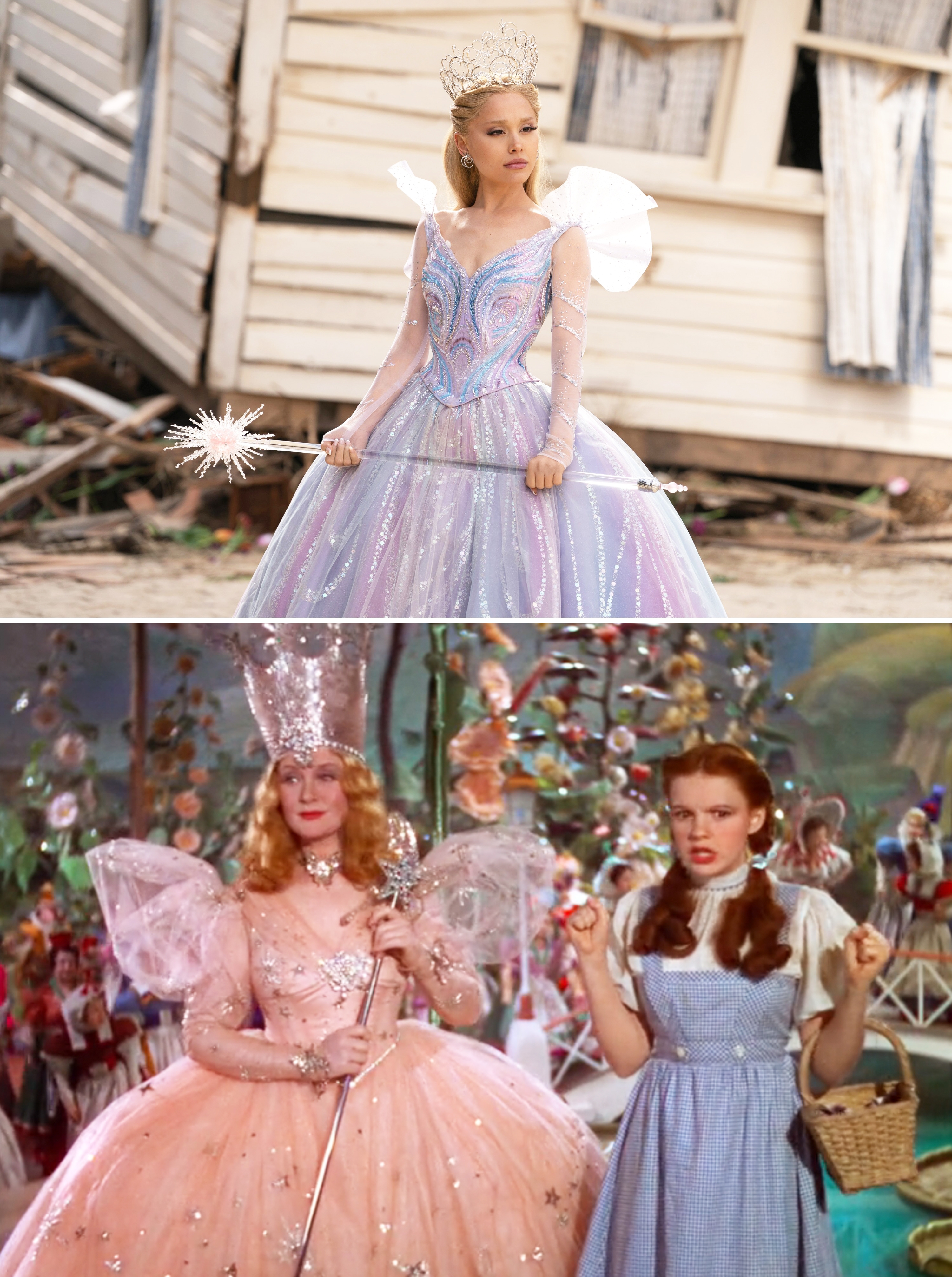 Classic scene from "The Wizard of Oz."