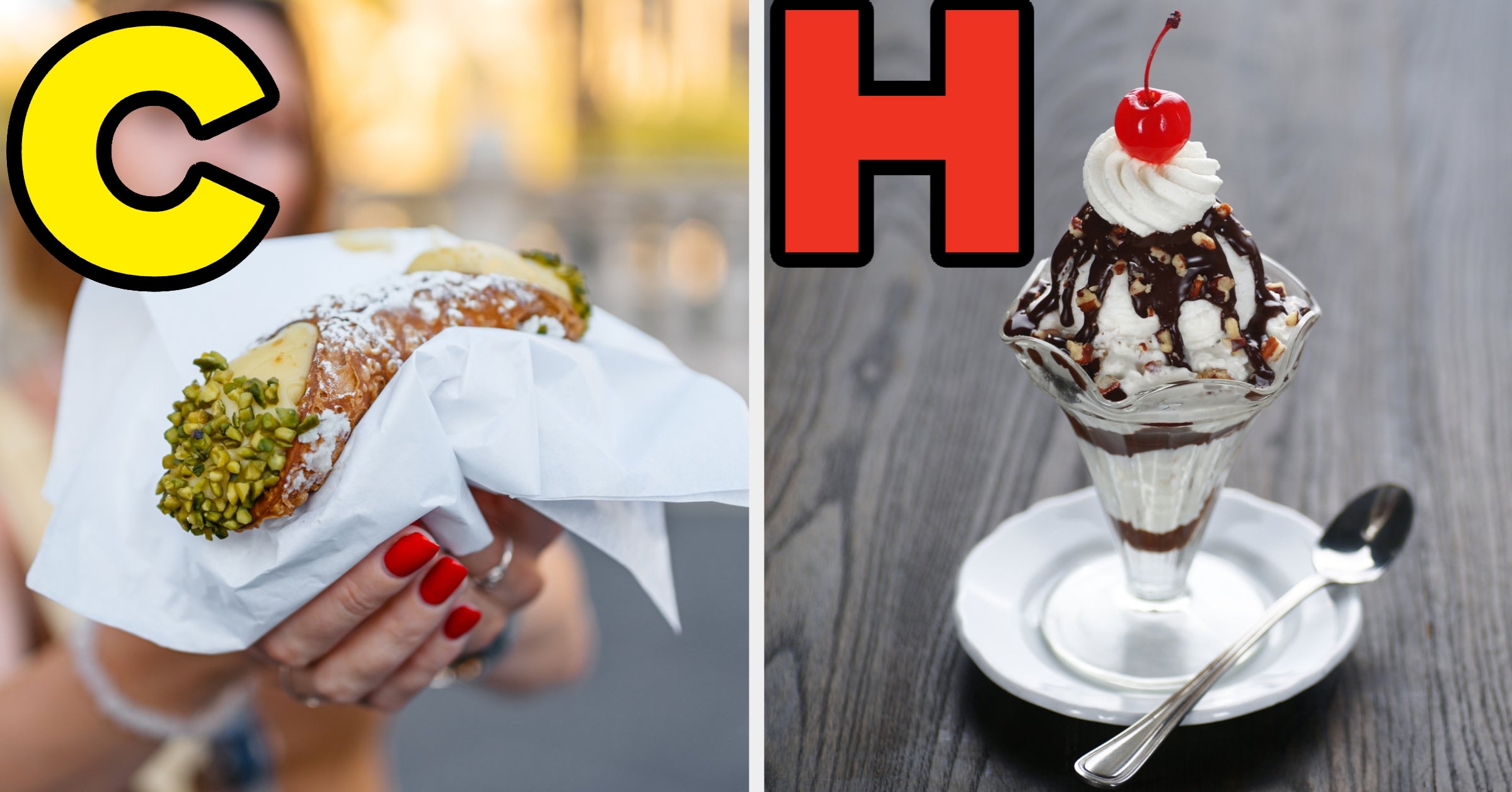 Pick A Dessert Per Alphabet Letter