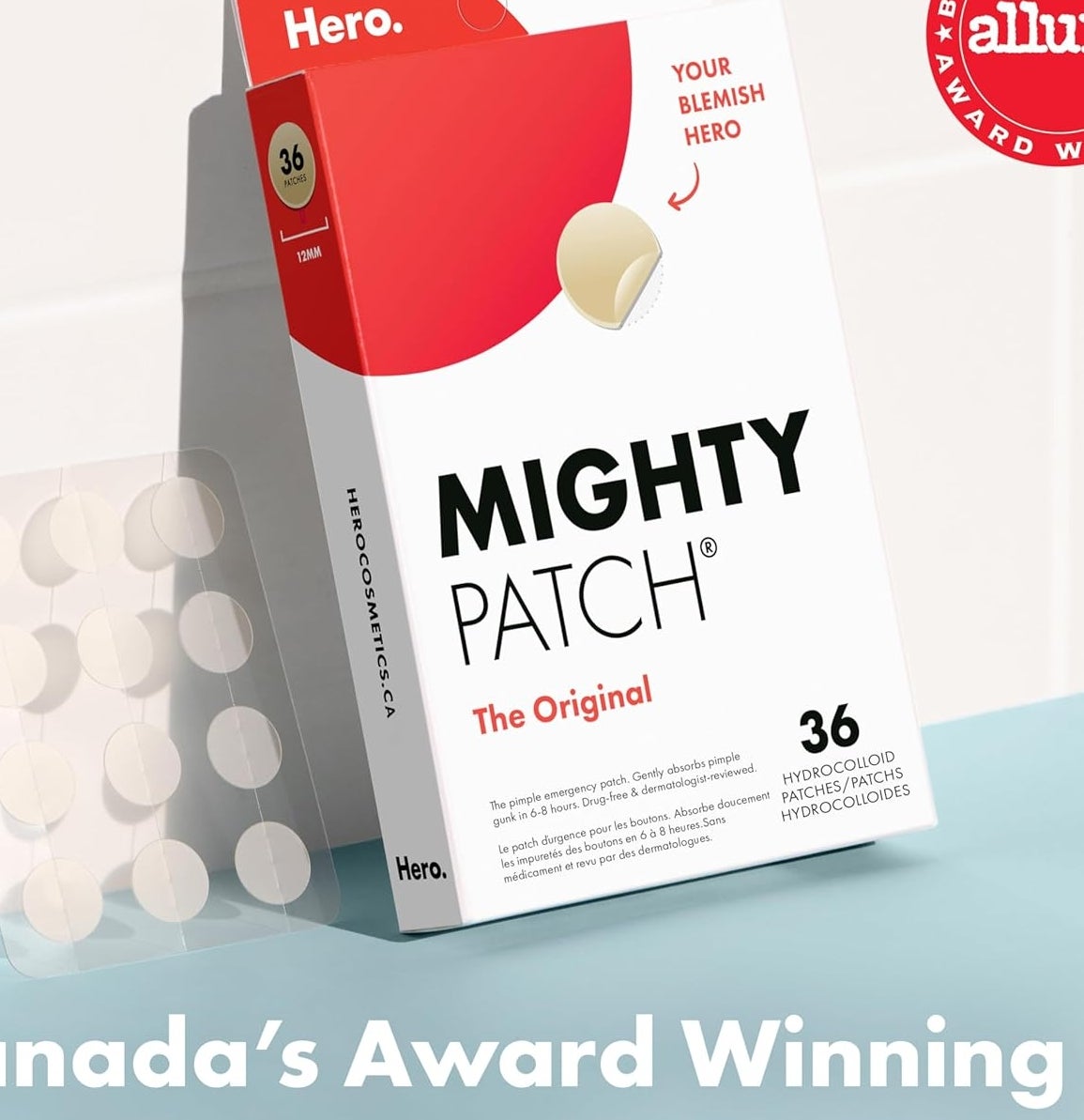 Patchs anti-boutons hydrocolloïdes