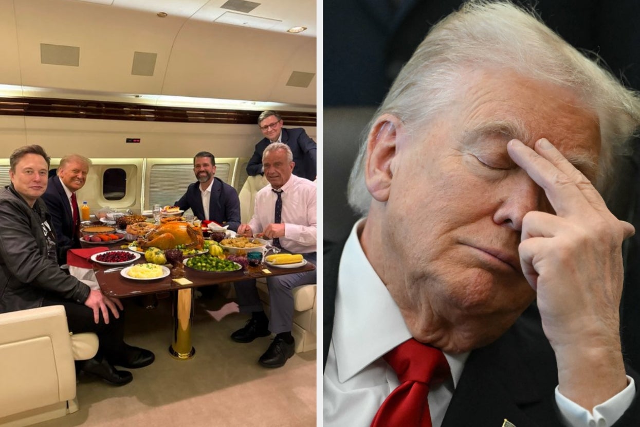 RFK Jr.’s AI Thanksgiving Pic With Trump Is So Bad, It’s Actually Hilarious