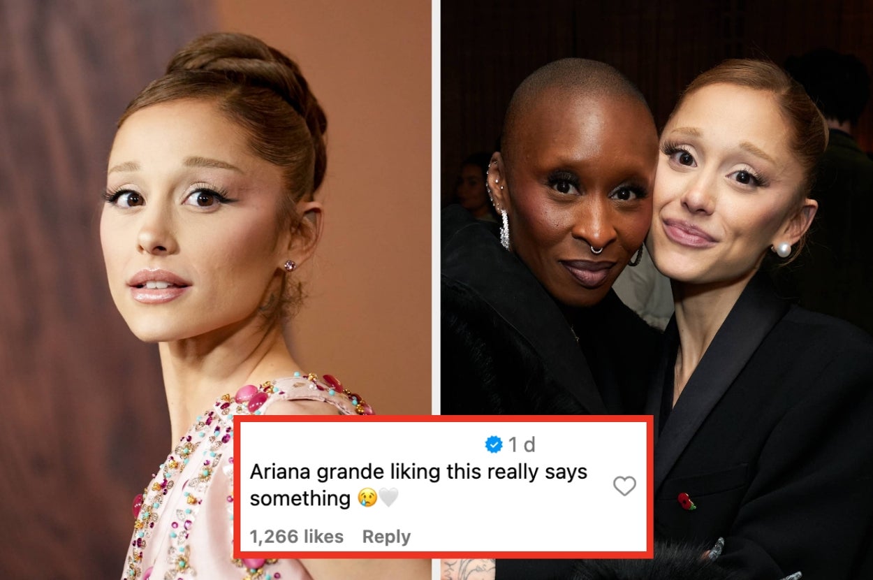 Ariana Grande Quietly Called Out The Way Cynthia Erivo Is Being Masculinized And Villainized In Distasteful Memes, And People Feel Really Bad