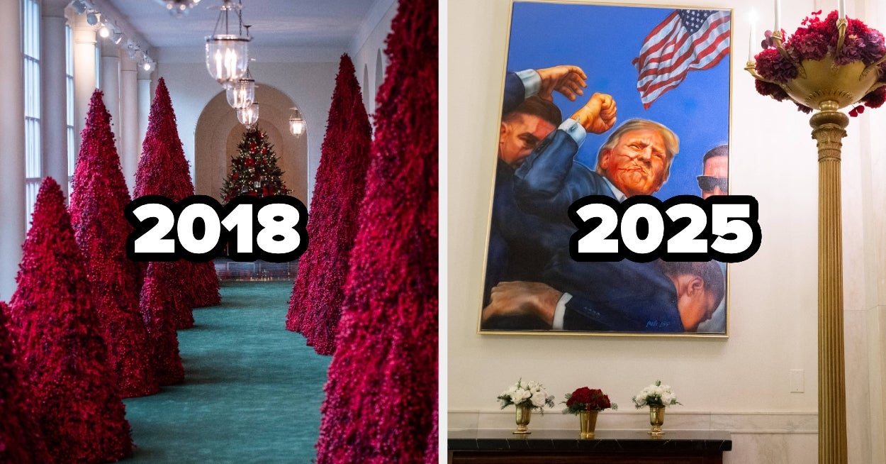 Melania Trump's 2025 Christmas Decorations Have Been Revealed, And They Are...Something