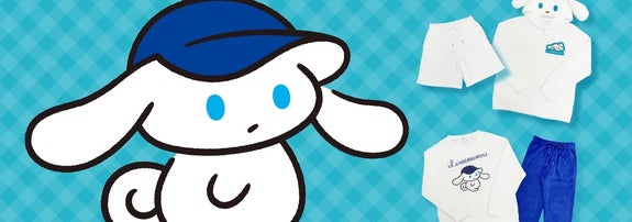 アイシナモロール冬の新作ルームウェアのイメージ画像（株式会社サザック プレスリリースより）