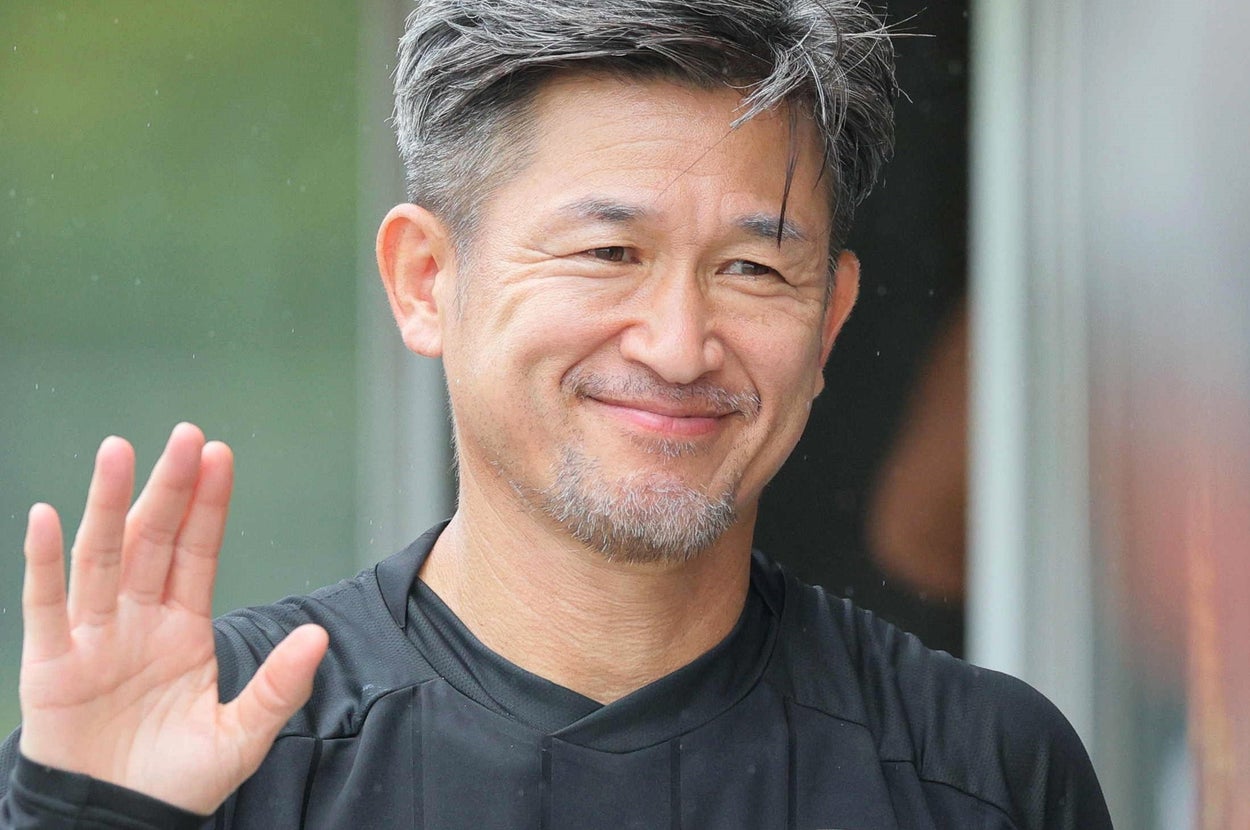 三浦知良さん（時事通信フォト）