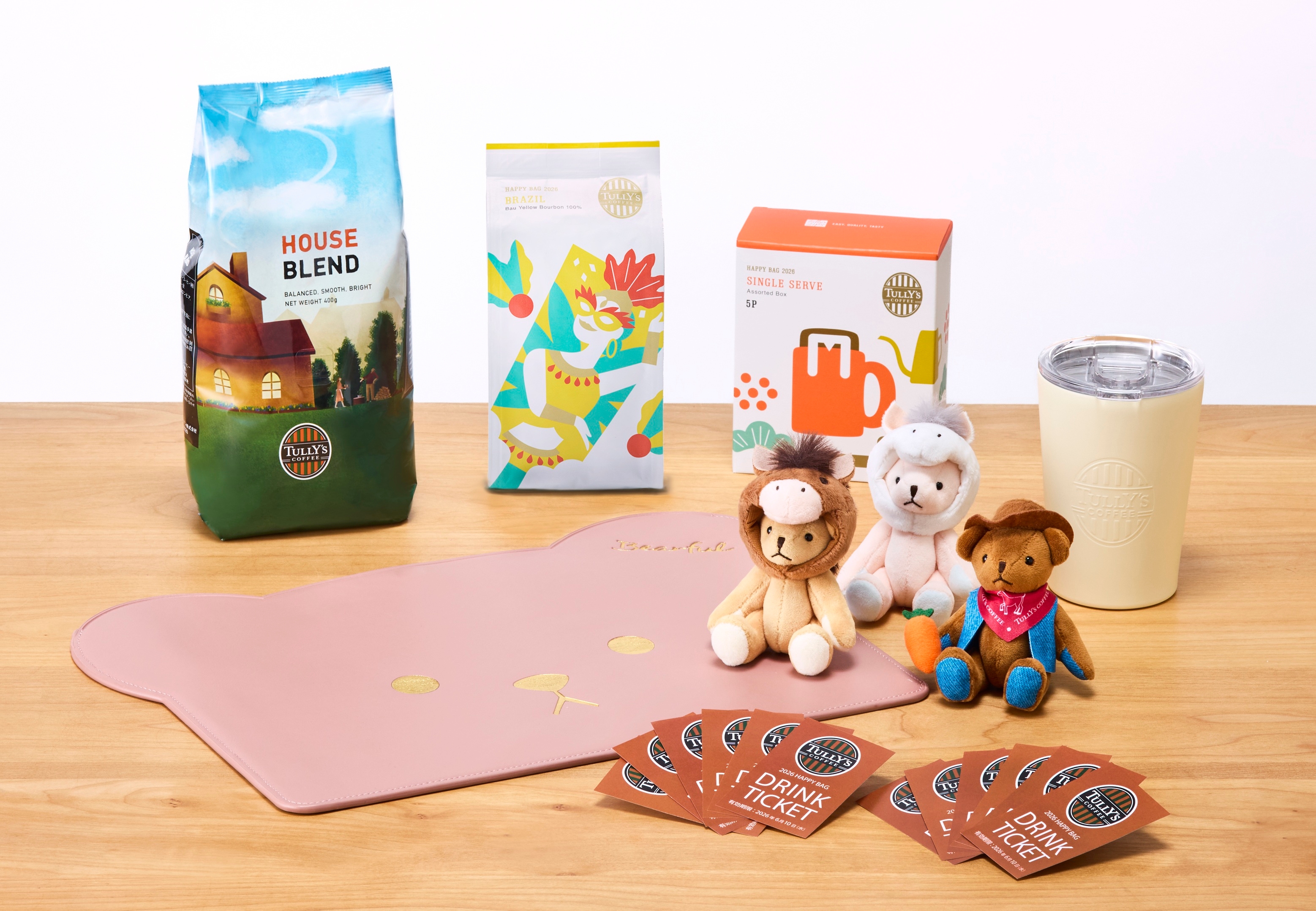 タリーズ】特別なコーヒーに干支ミニテディも！ オンラインストア限定