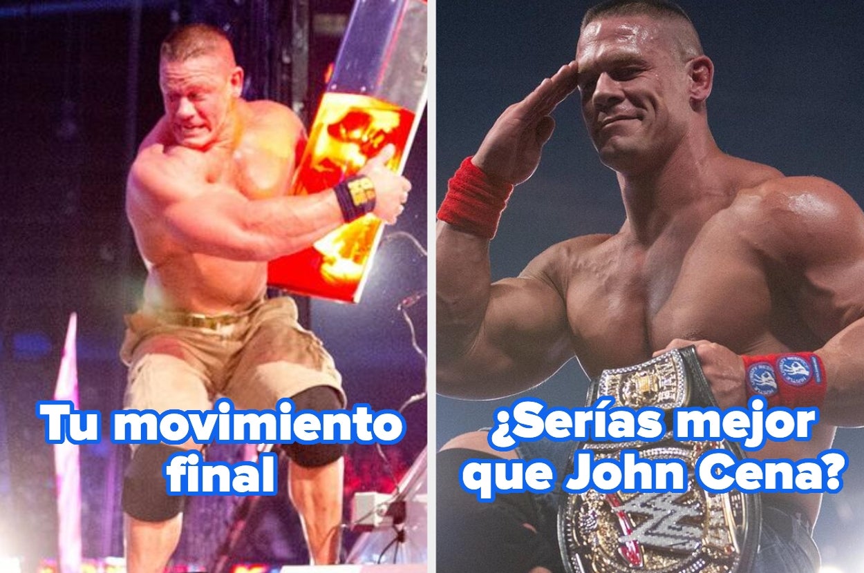 Arma tu carrera en la WWE y te diré si serías mejor que John Cena