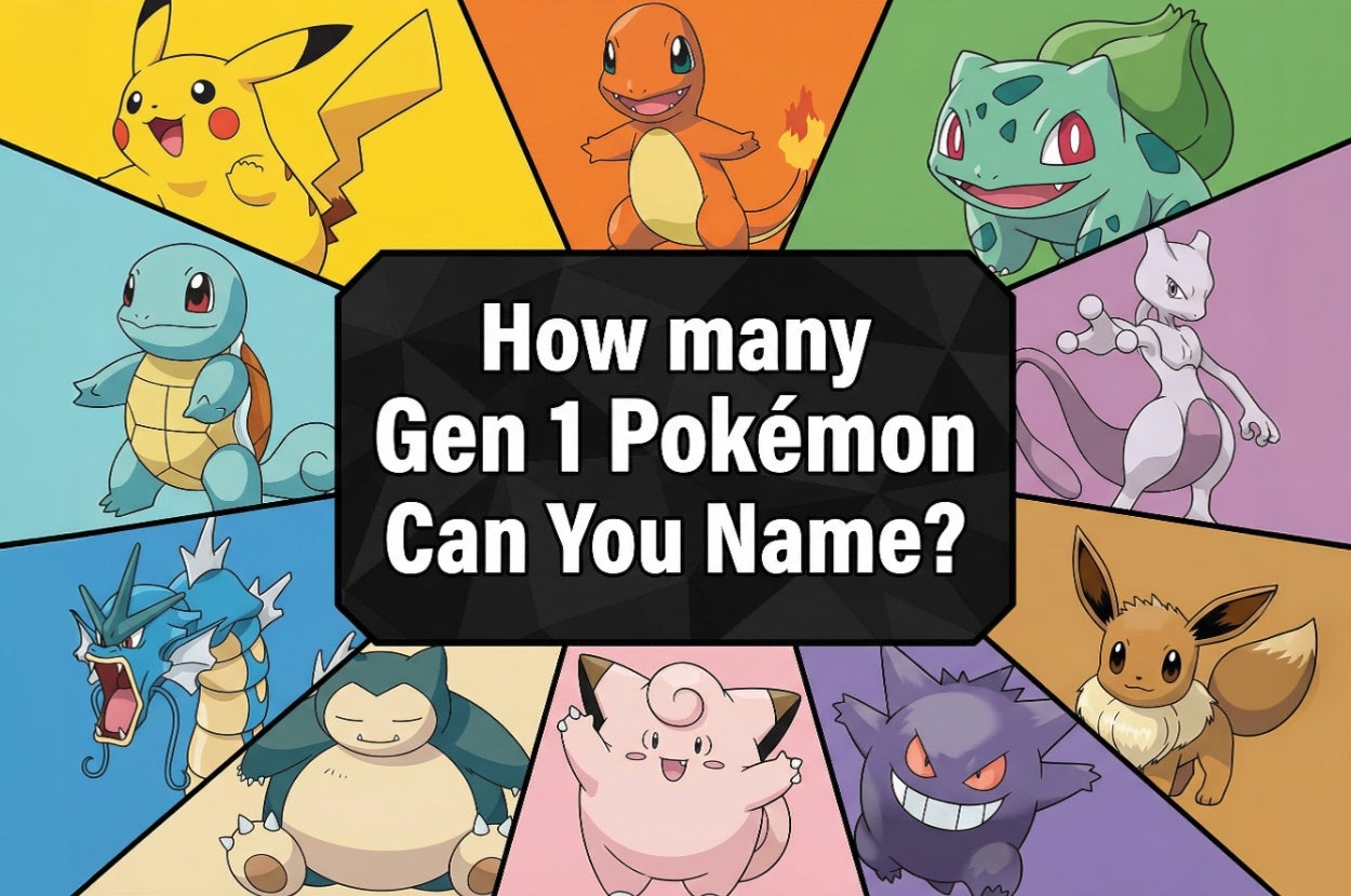 Only A True Pokémon Master Can Name All 151 Original Pokémon In Under 8 Minutes