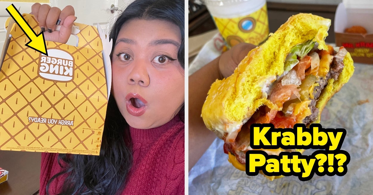 Burger King's "Bikini Bottom Bundle" Is Going Viral, So I Tried Everything In It So You Don't Have To