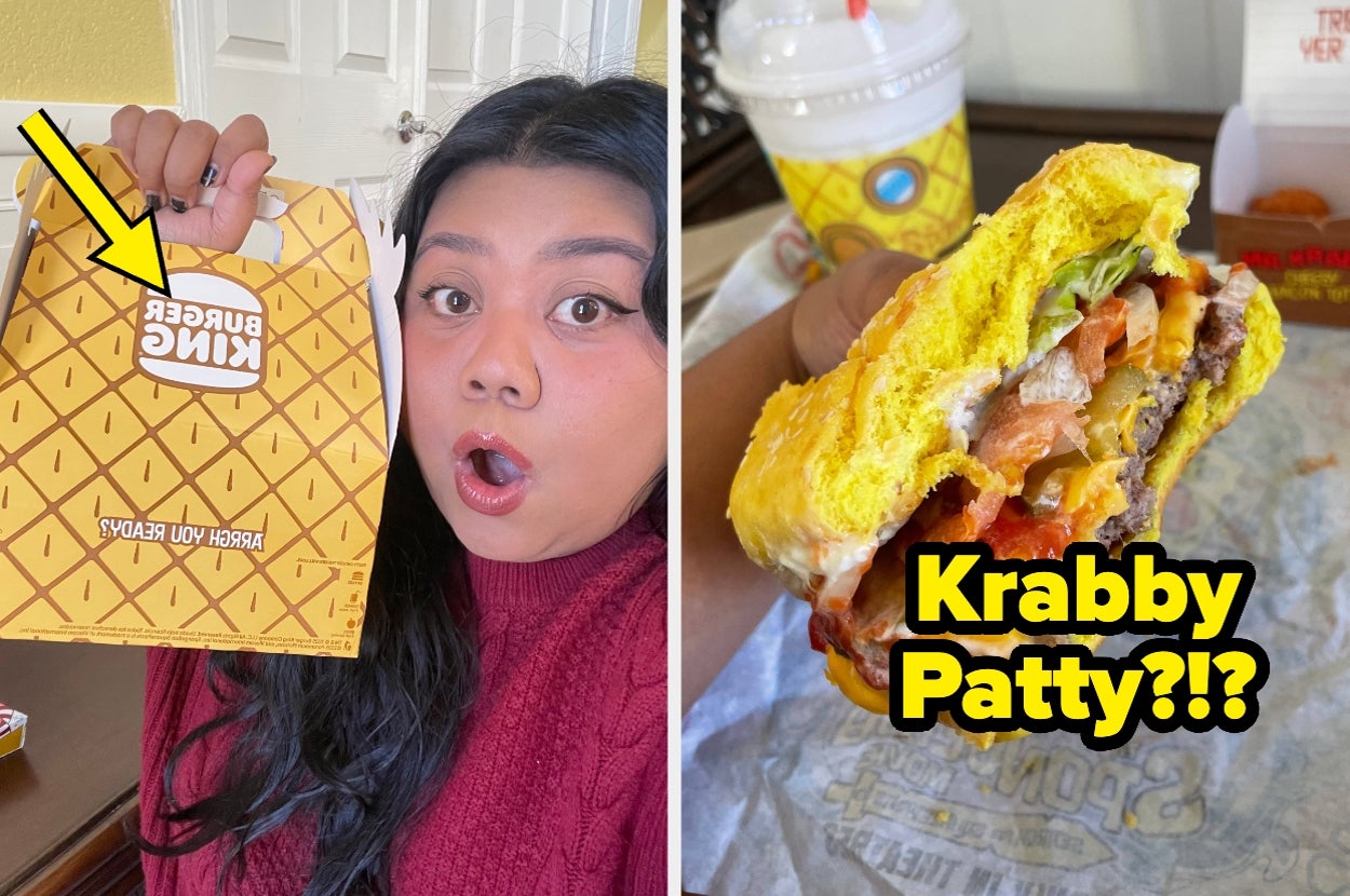 Burger King's "Bikini Bottom Bundle" Is Going Viral, So I Tried Everything In It So You Don't Have To