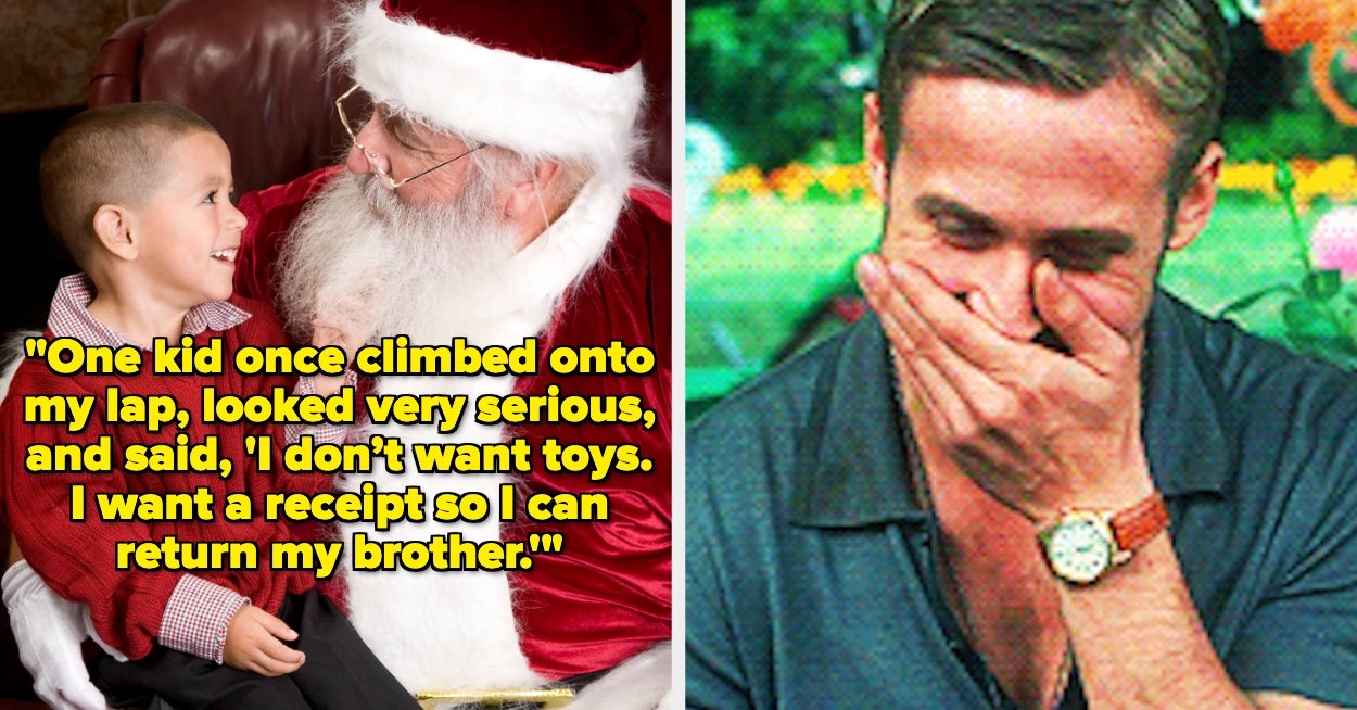 People Who've Worked As Mall Santas Are Sharing The Funniest Thing A Kid Ever Asked For