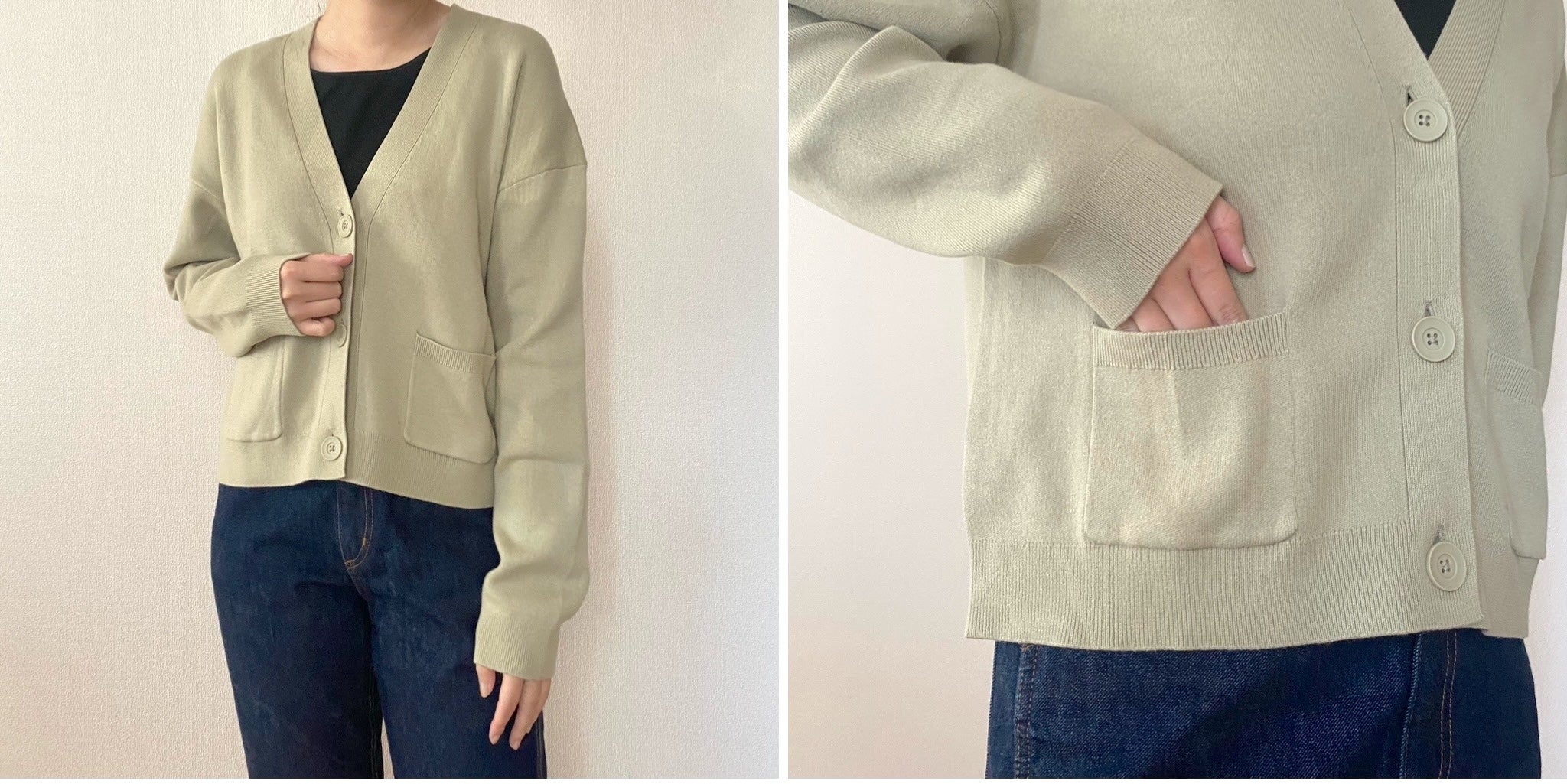 大幅値下げ中！【美品】コットンスムースカーディガン IENA(イエナ)の「ファインコットンスムースカーディガン（IENA）」 - PARTE