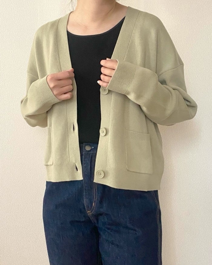 専用　コットンスムースカーディガン UNIQLO購入品🐾 UNIQLOで買ったこのカーディガン、普通にめちゃ使える