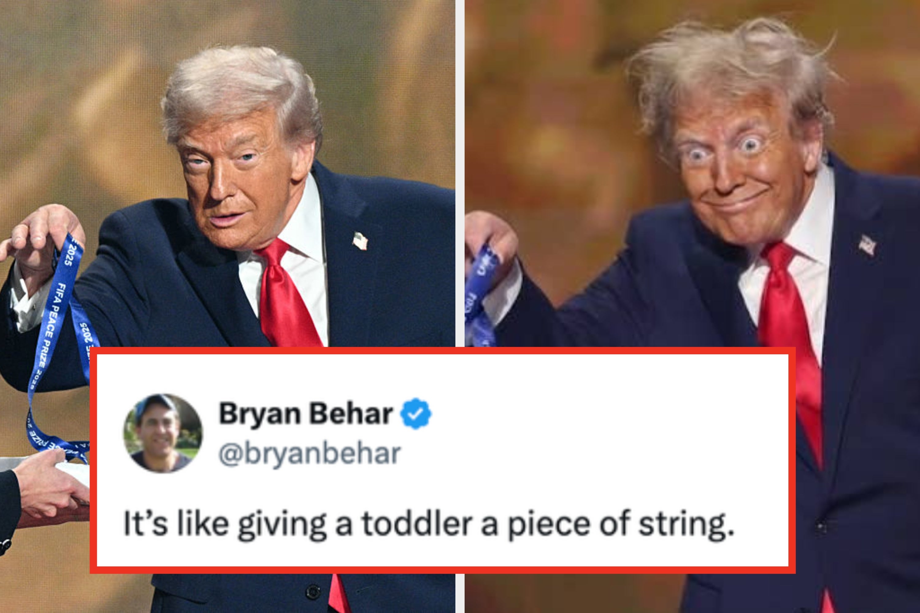 Trump’s Peace Prize Participation Medal Inspired Memes That Are Way Funnier Than The News Itself